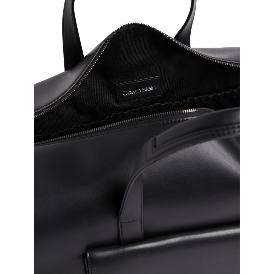 CALVIN KLEIN Rankinė, krepšys vyrams, Juoda, Iconic hardware weekender 3