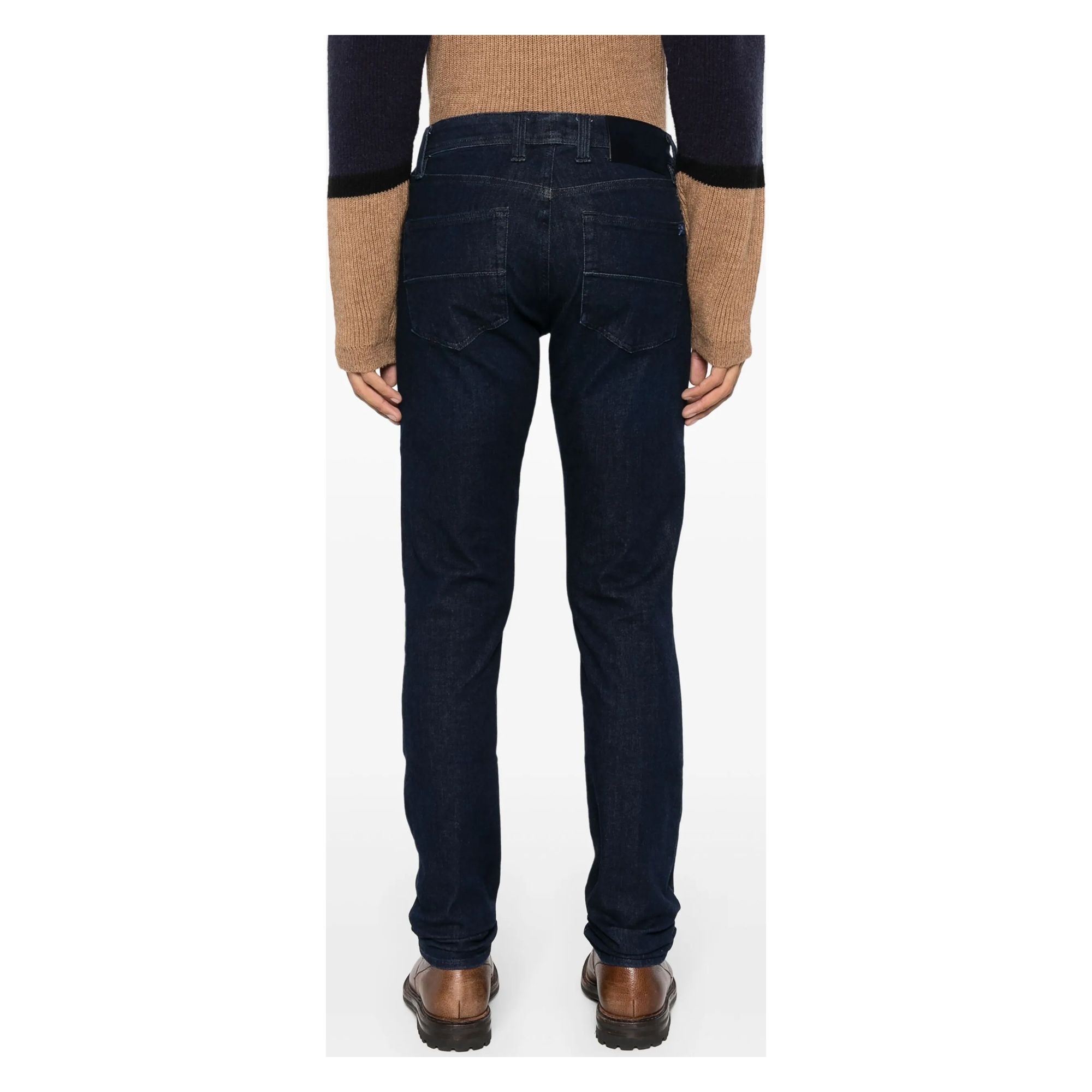 TRAMAROSSA Tiesūs džinsai vyrams, Mėlyna, Leonardo stretch jeans 4