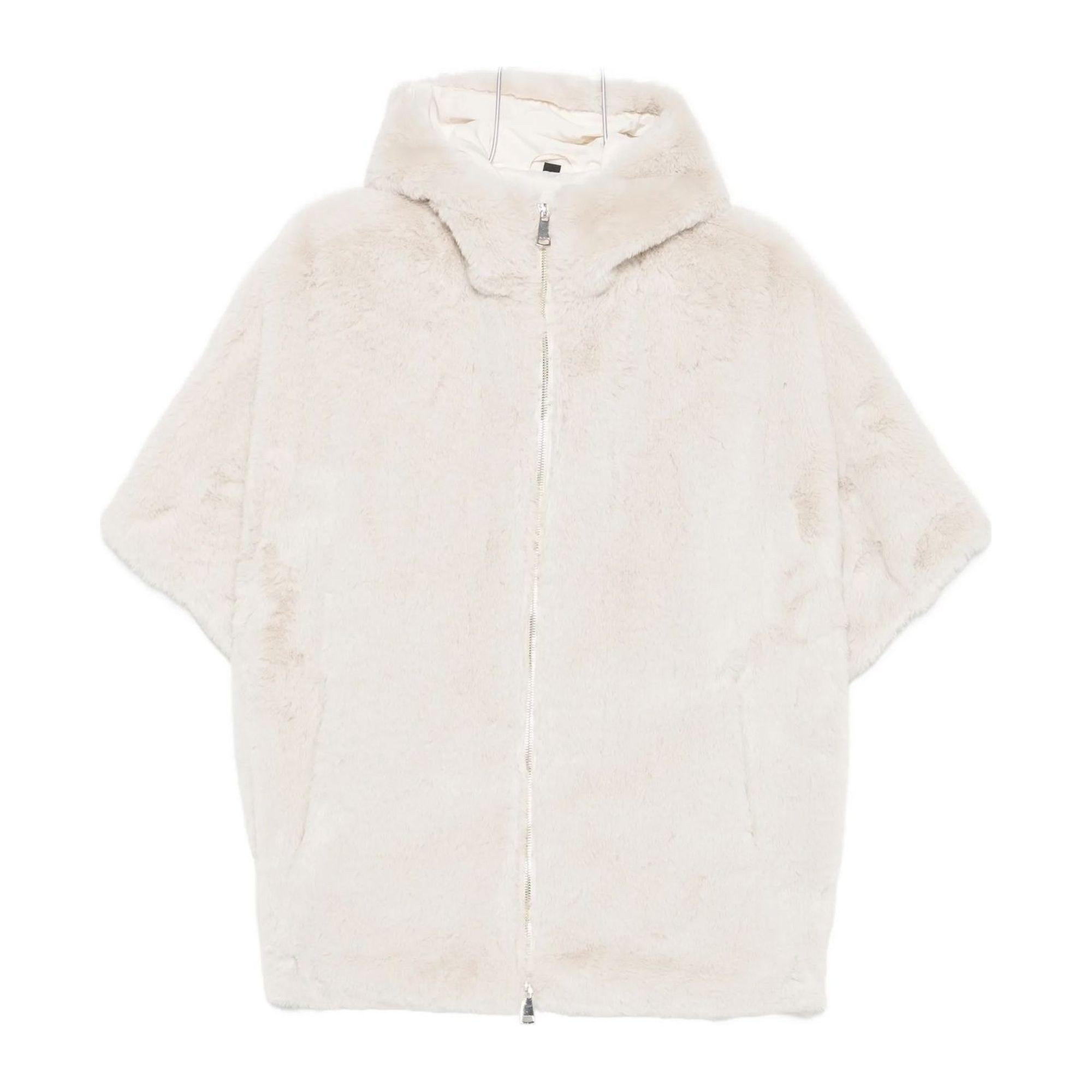 SERGIO MORETTI Kailiniai moterims, Smėlio, Fur coats 1