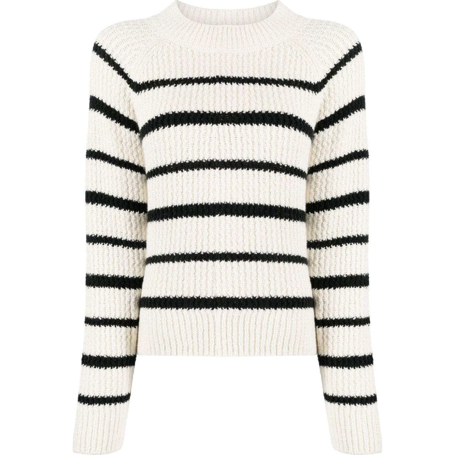 VINCE Megztinis moterims, Marga, Ribbed stripe pullover