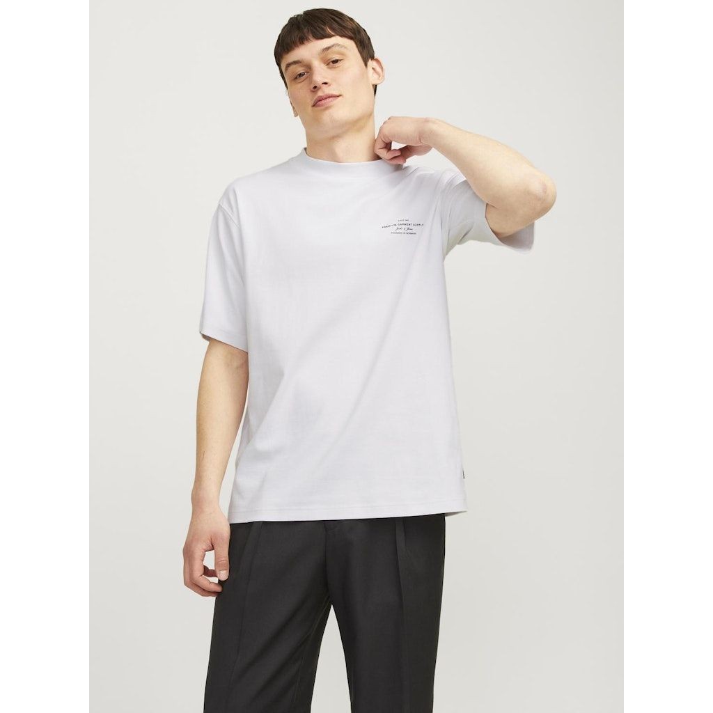 JACK & JONES Marškinėliai vyrams, Balta, Chad branding 3