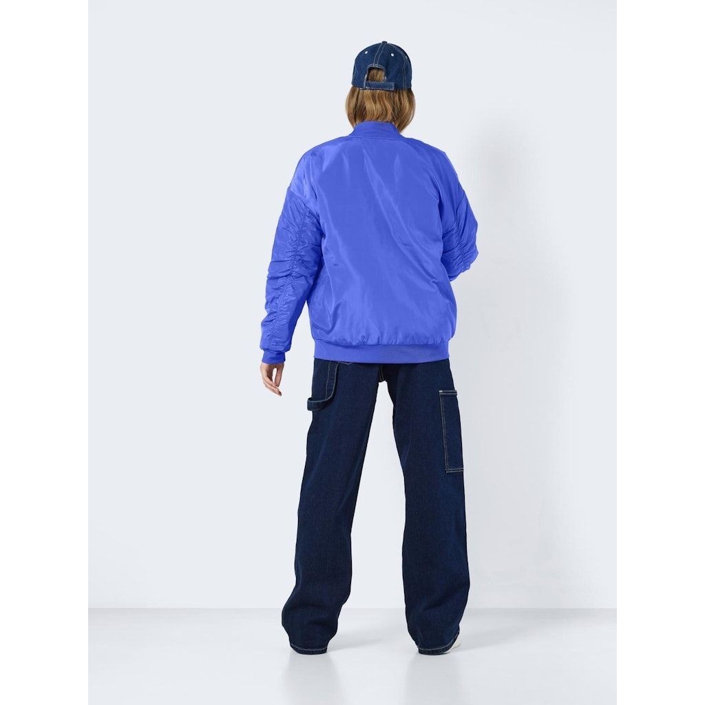 NOISY MAY Bomberis moterims, Mėlyna, NMCANDY L/S OVERSIZE 4