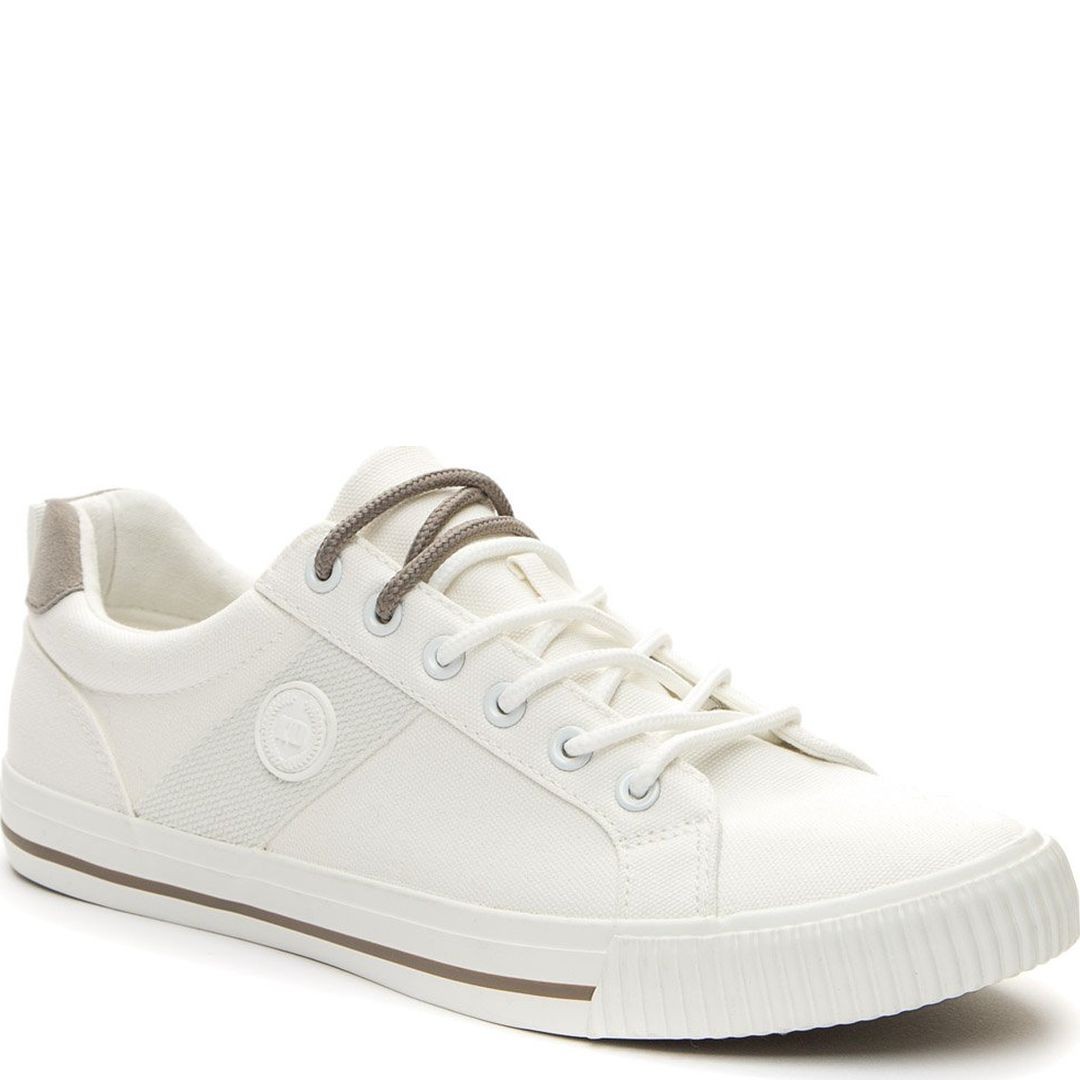 KEDDO DENIM Sportbačiai vyrams, Balta, SNEAKERS
