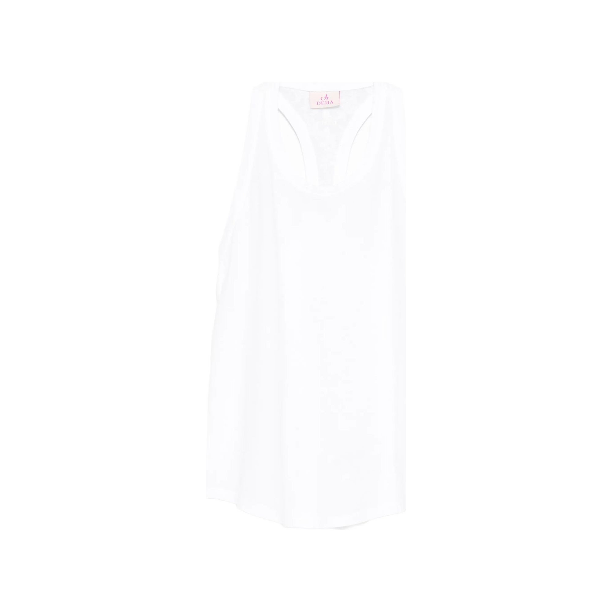 DEHA Marškiniai be rankovių moterims, Balta, Tank top