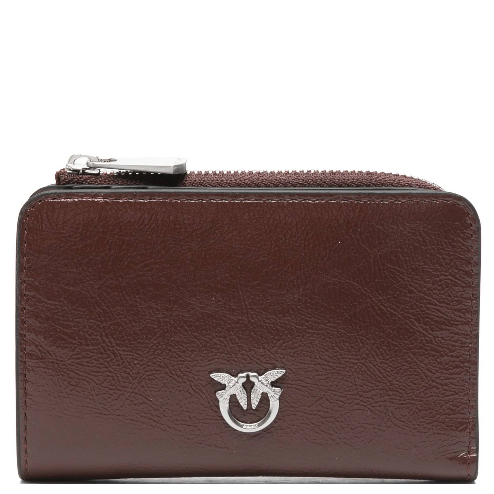 PINKO Piniginė moterims, Marga, Mini wallet shiny calf old 1