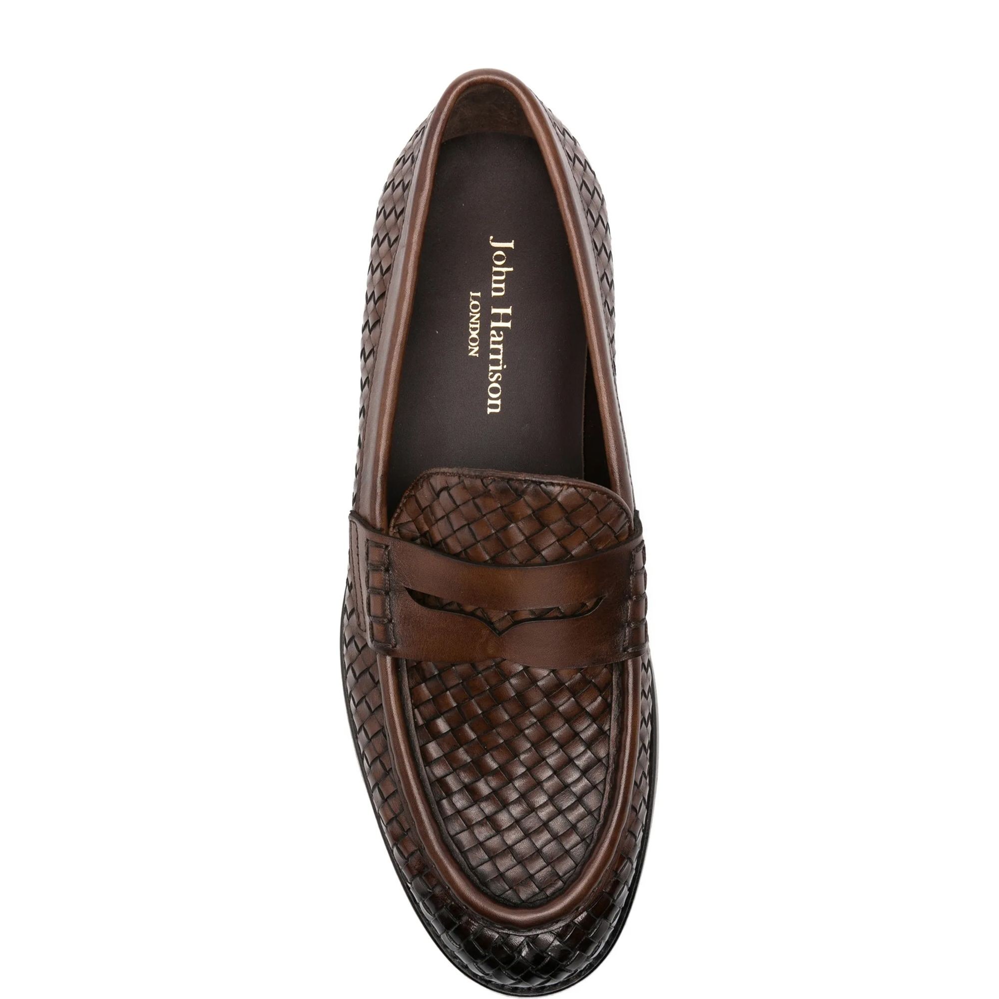 JOHN HARRISON Loaferiai vyrams, Ruda, Loafers 4