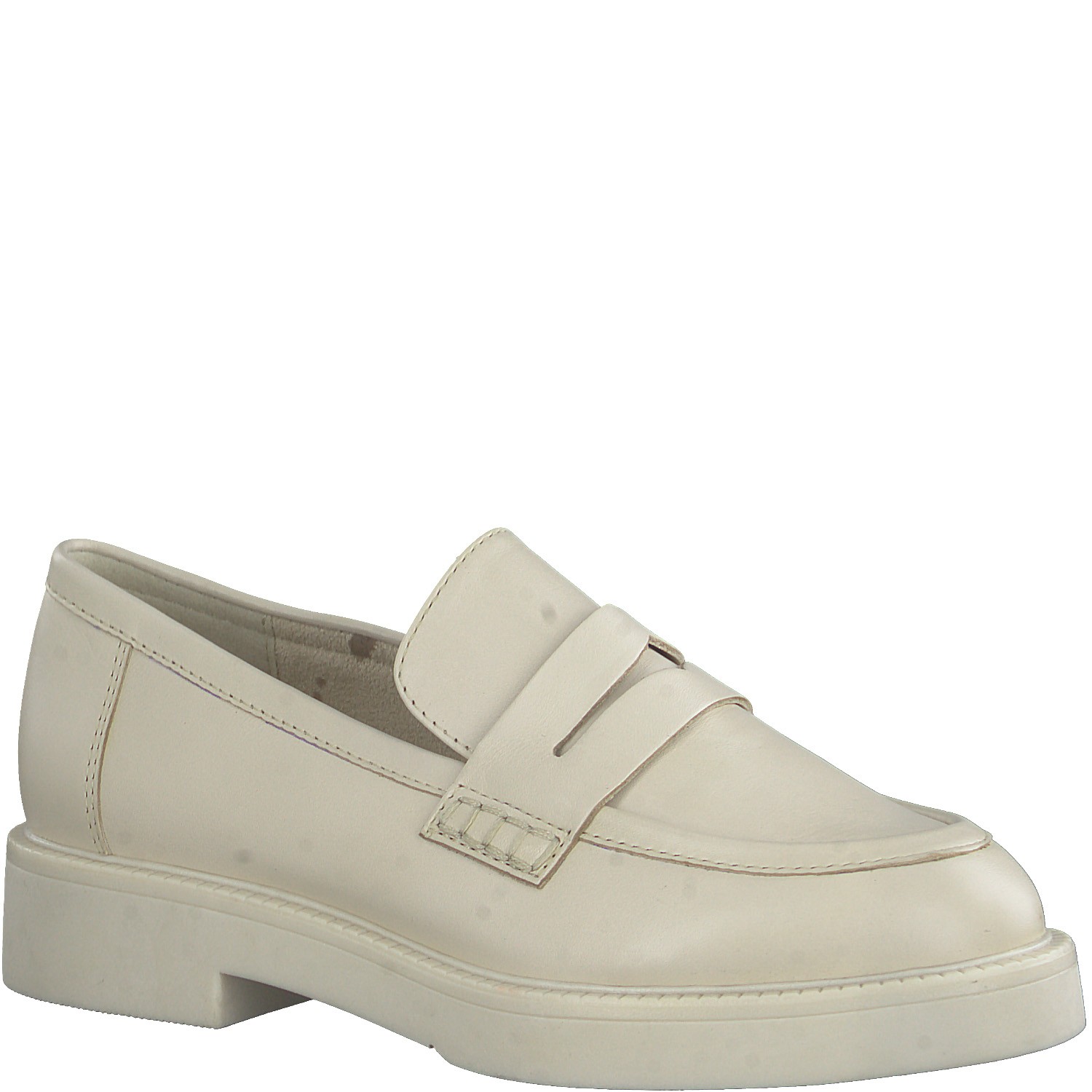 MARCO TOZZI Loaferiai moterims, Smėlio, LOAFERS 1