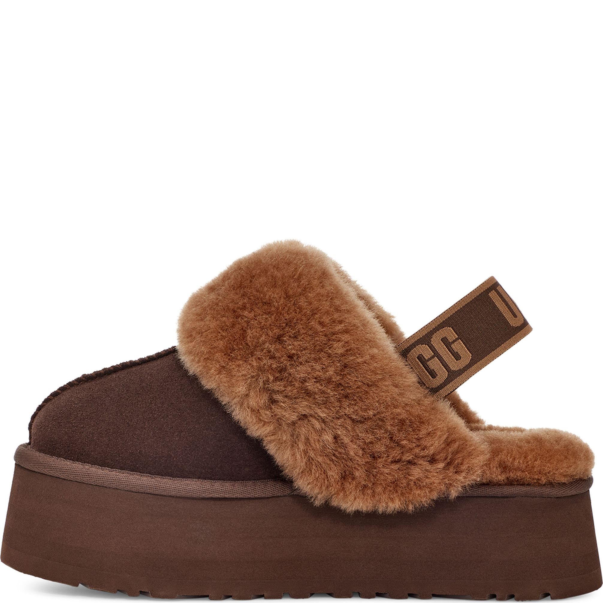 UGG Namų šlepetės moterims, Ruda, Funkette Indoor 3