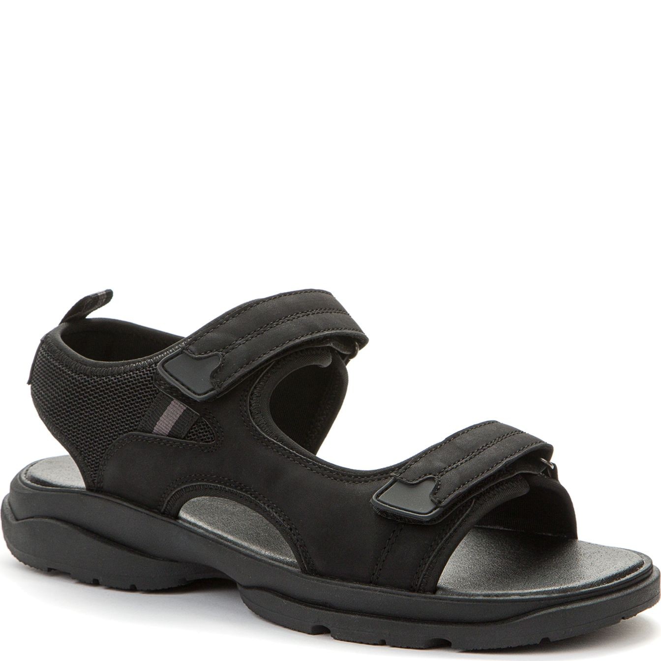 CROSBY Basutės vyrams, Juoda, SANDALS 1