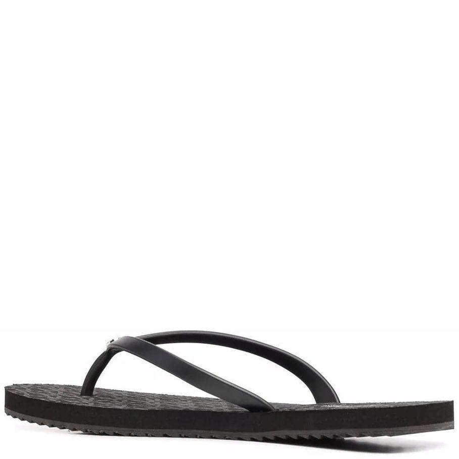 MICHAEL KORS Pliažo šlepetės per pirštą moterims, Juoda, Jinx flip flops 3