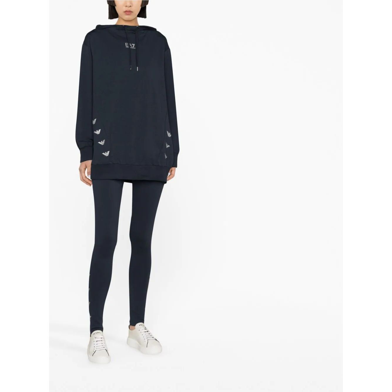 EA7 Sportinis nertinis moterims, Mėlyna, Sweatshirt 2