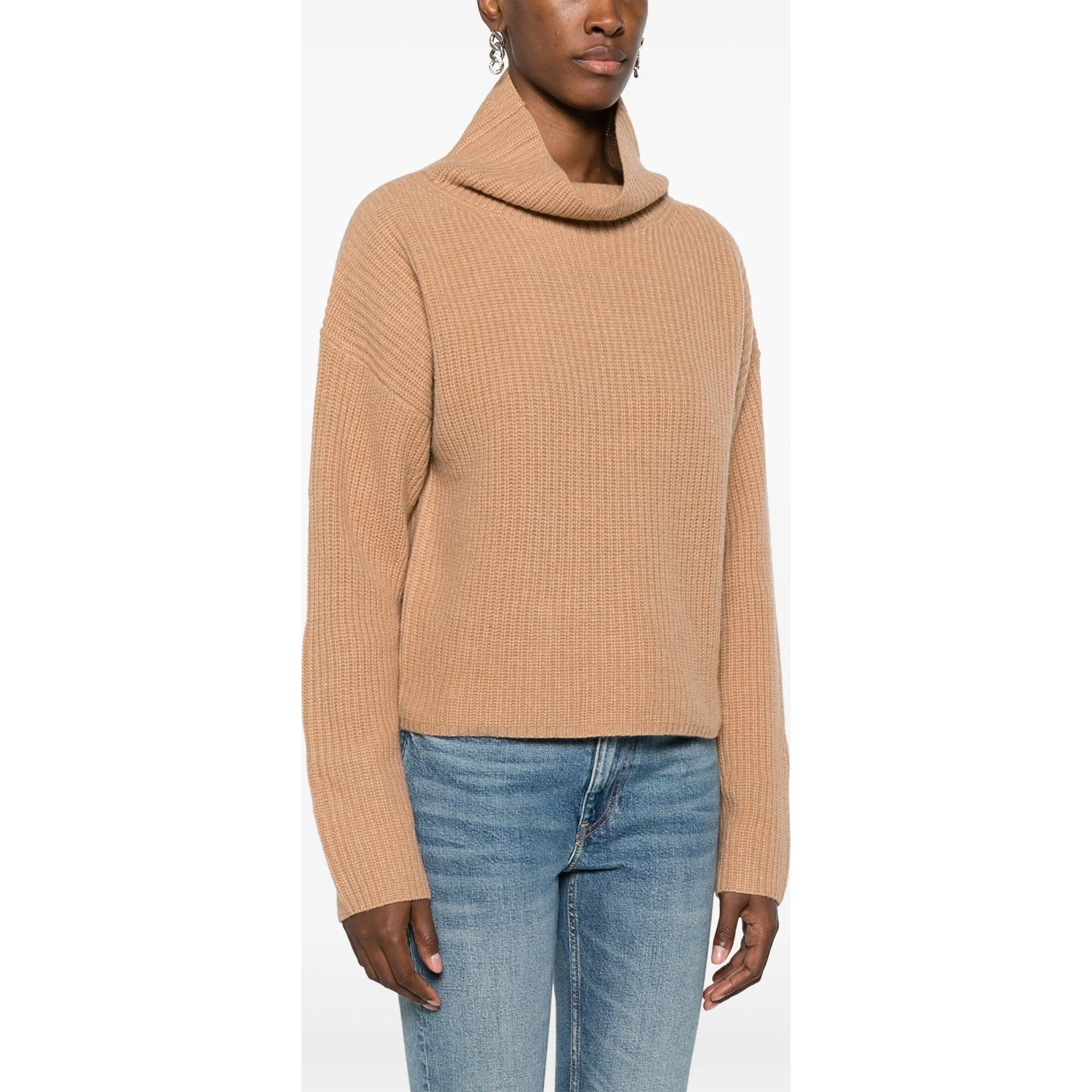 POLO RALPH LAUREN Sportinis nertinis moterims, Smėlio, Long sleeve pullover 3