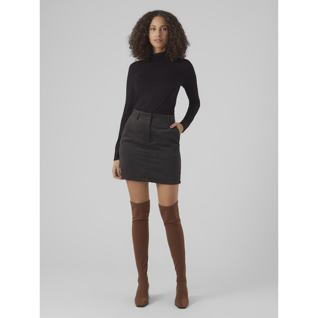 VERO MODA Palaidinės aukštinta apykakle moterims, Juoda, Alberte rollneck top 3