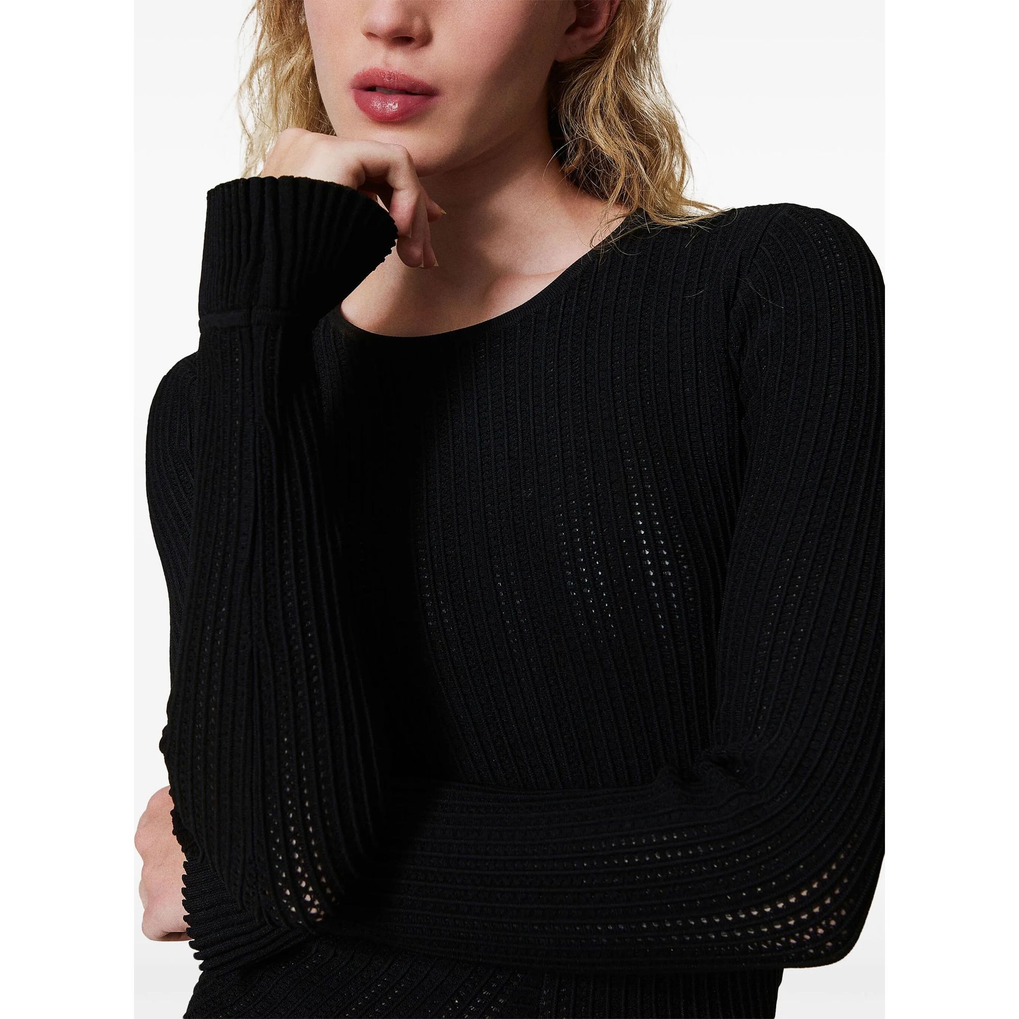 TWINSET Midi suknelė moterims, Juoda, Midi dress 5
