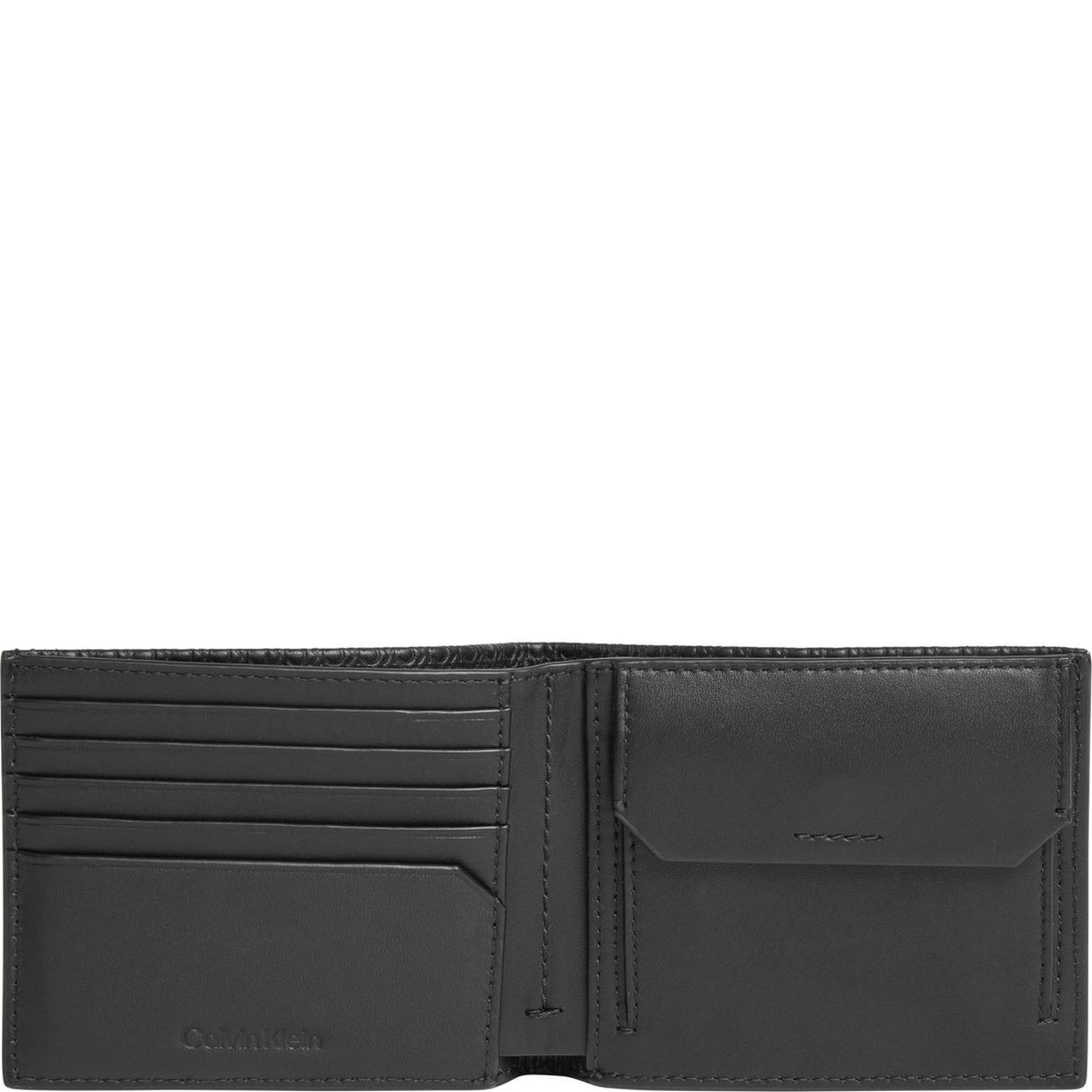 CALVIN KLEIN Piniginė vyrams, Juoda, Minimalism 5cc coin wallets 2