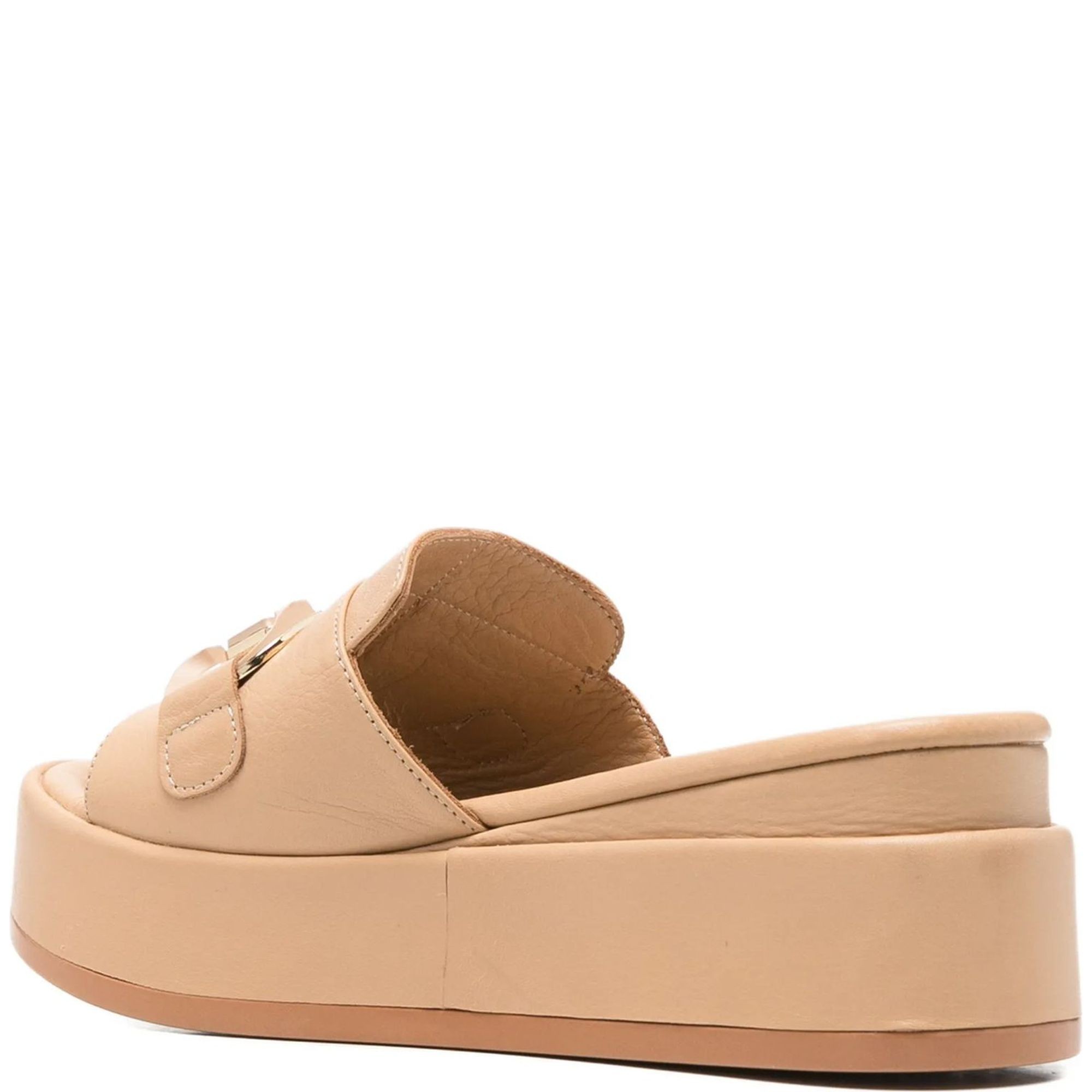 SERGIO MORETTI Klumpės moterims, Smėlio, Slippers 3