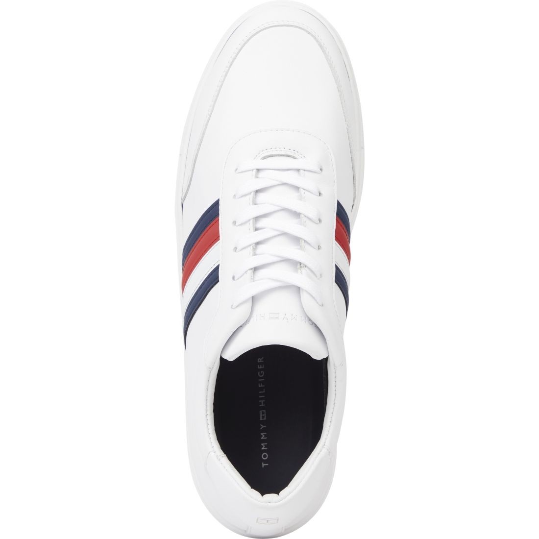 TOMMY HILFIGER Sportiniai bateliai vyrams, Balta, Premium cupsole mono shoe 4