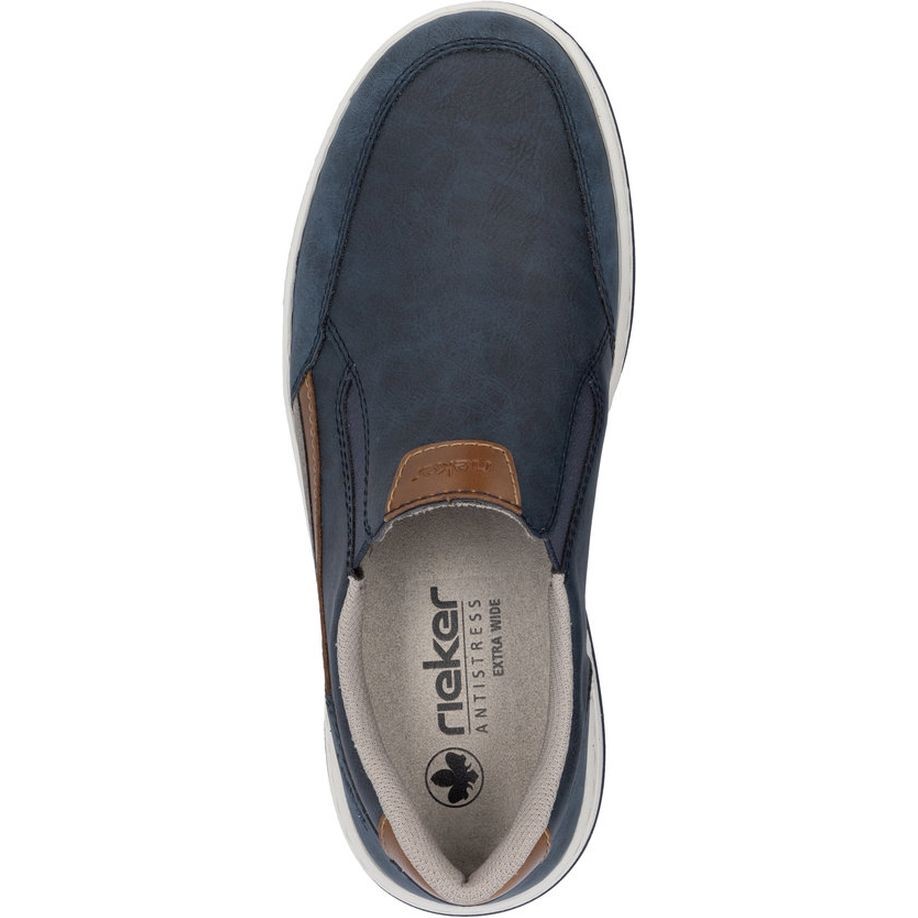 RIEKER Loaferiai vyrams, Mėlyna, Loafers 5