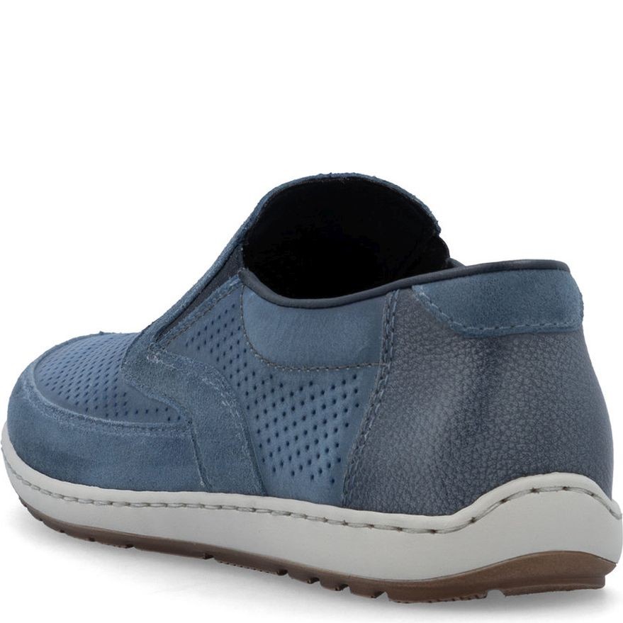 RIEKER Loaferiai vyrams, Mėlyna, Loafers 4
