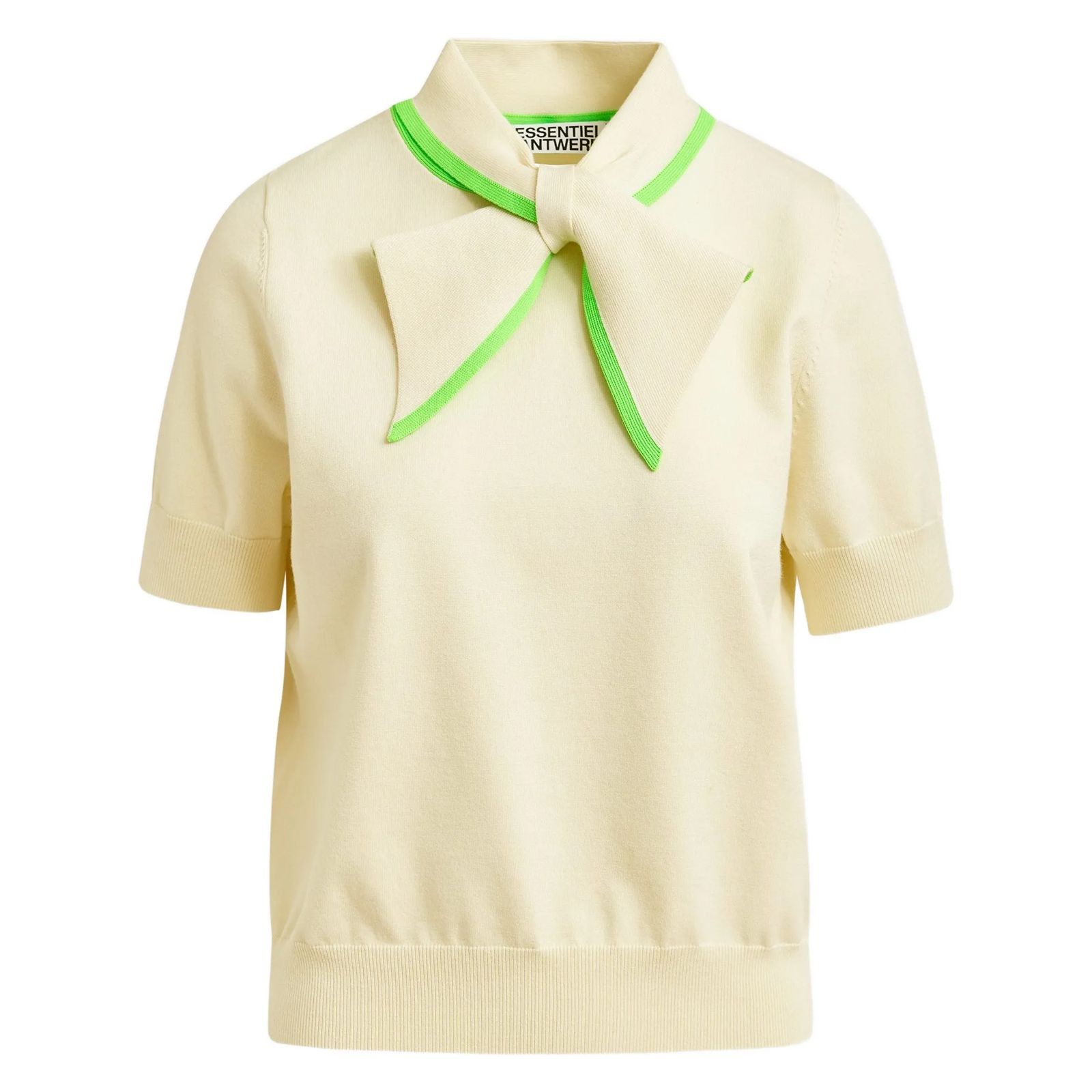 ESSENTIEL ANTWERP Polo marškiniai trumpos rank. moterims, Marga, 1 contrast colour polo 1