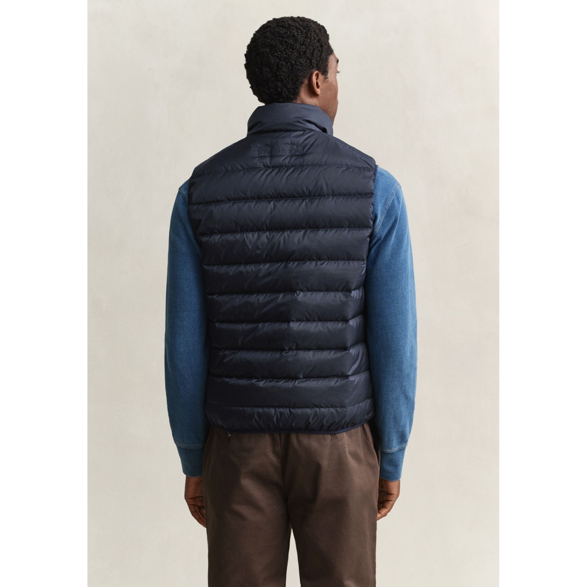 GANT Pūkinė liemenė vyrams, Mėlyna, Light down vest 3