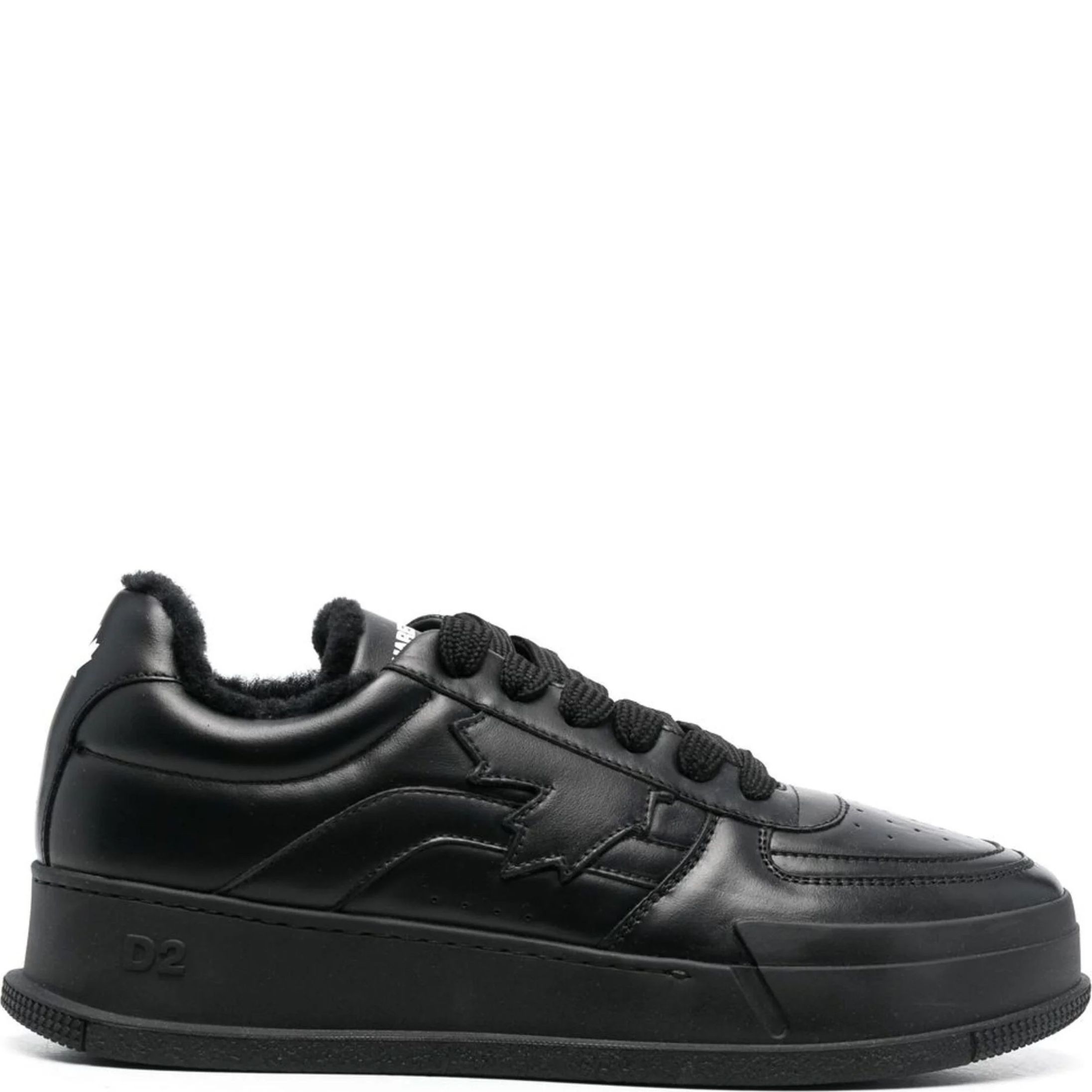 DSQUARED2 Sportiniai bateliai vyrams, Juoda, Canadian low top sneakers 2