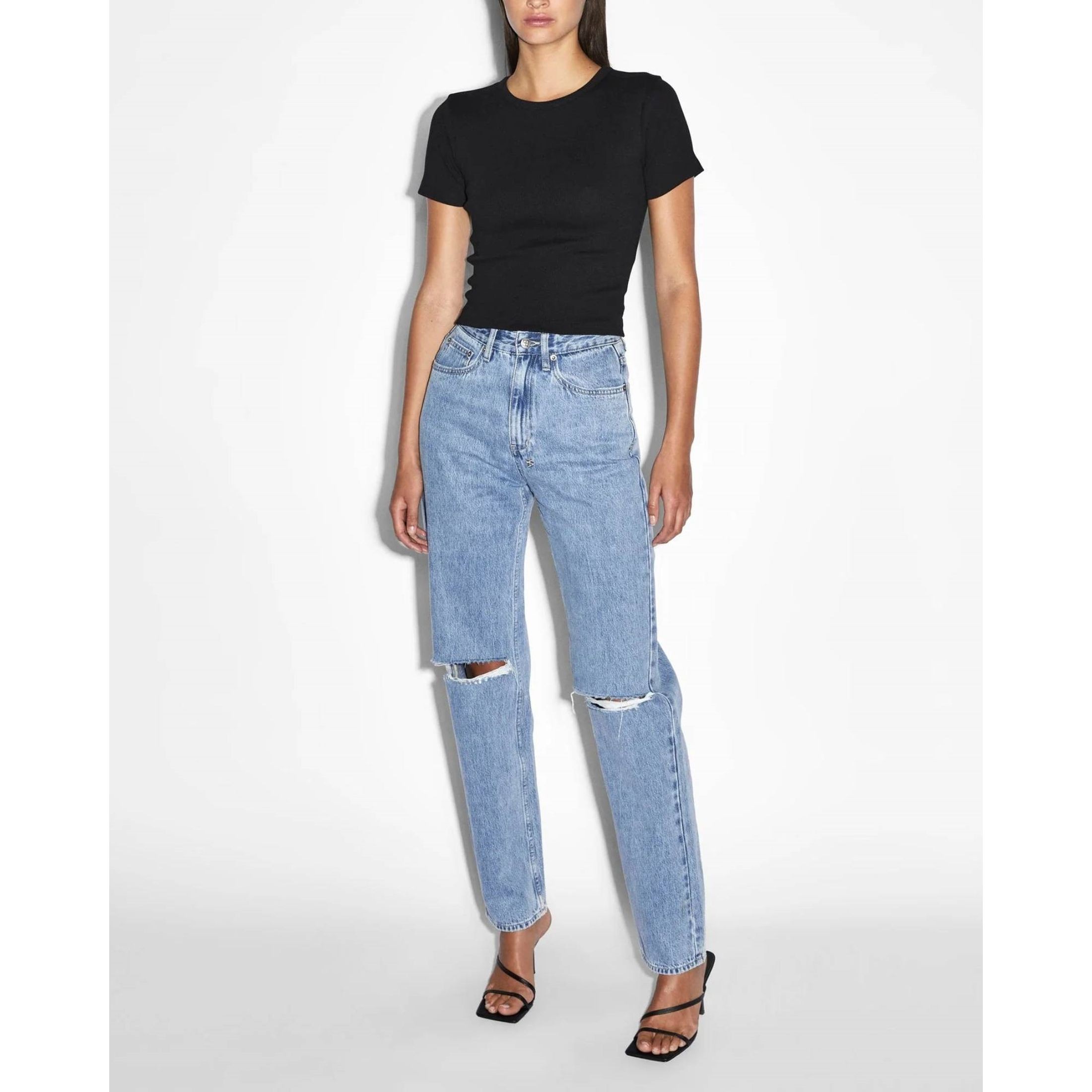 KSUBI Marškinėliai trump. rankovėmis moterims, Juoda, Arise tee black 3