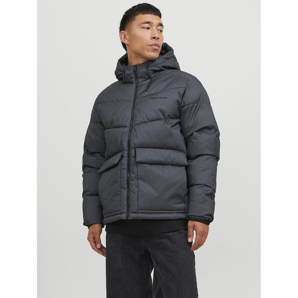 JACK & JONES Striukė vyrams, Pilka, JORVESTERBRO PUFFER 2