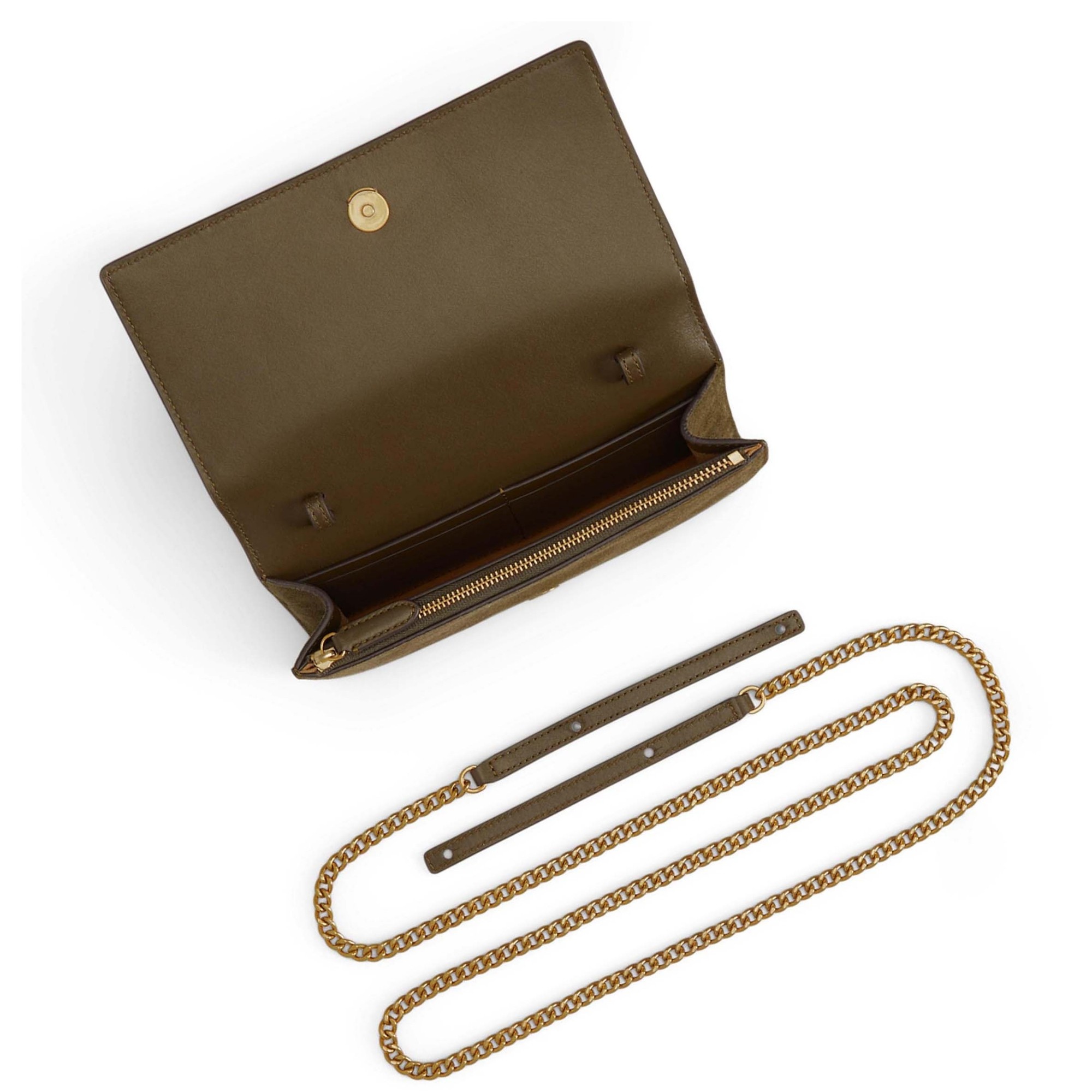 LAUREN RALPH LAUREN Piniginė moterims, Žalia, Adair ii-wallet on a chain 4