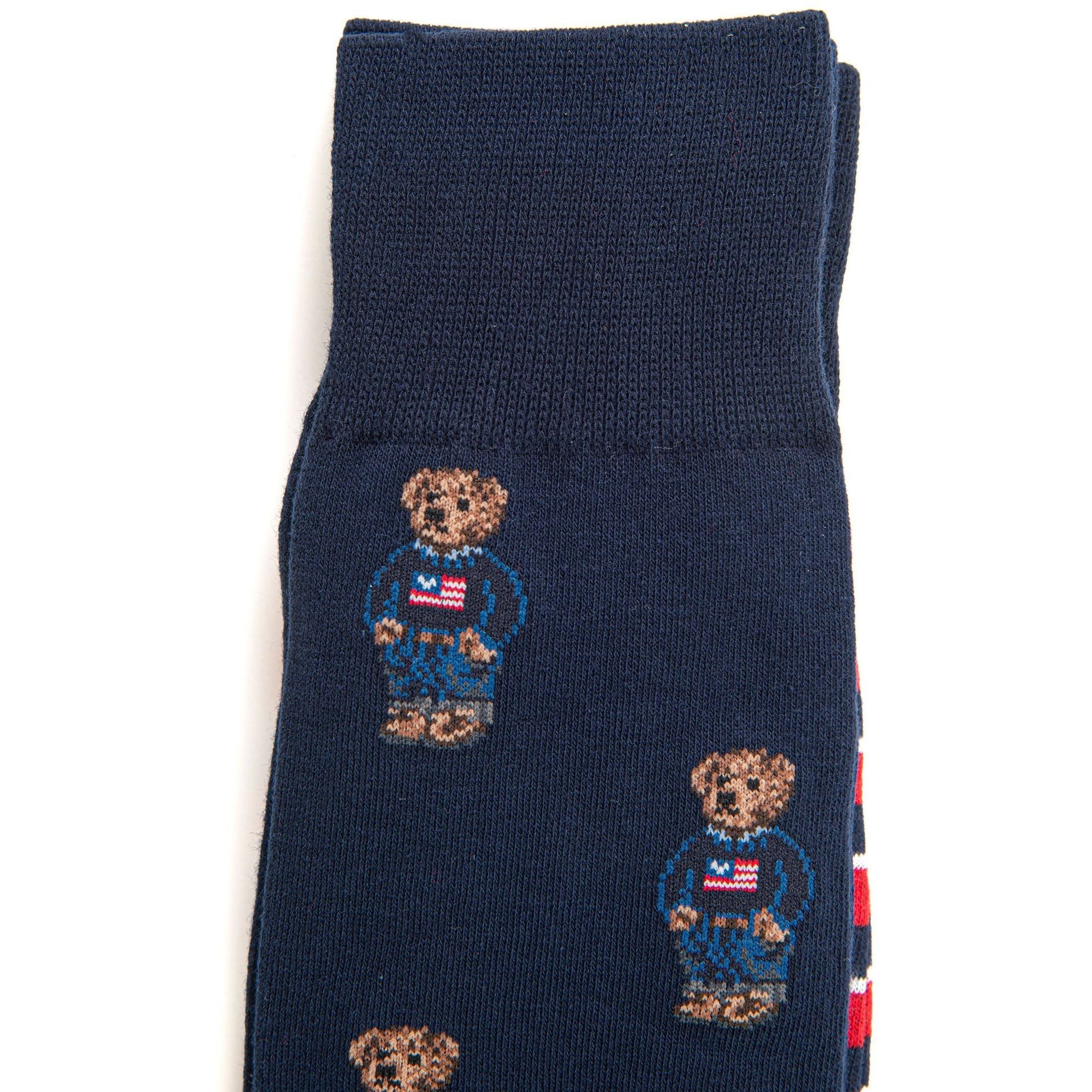 POLO RALPH LAUREN UW Kojinės vyrams, Marga, 2 pack crew socks 4