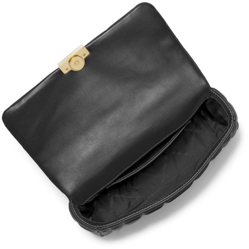 MICHAEL KORS Rankinė per petį moterims, Juoda, Small tribeca shoulder bag 2