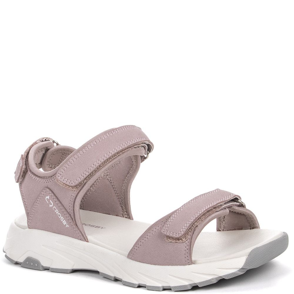 CROSBY Basutės moterims, purple, SANDALS