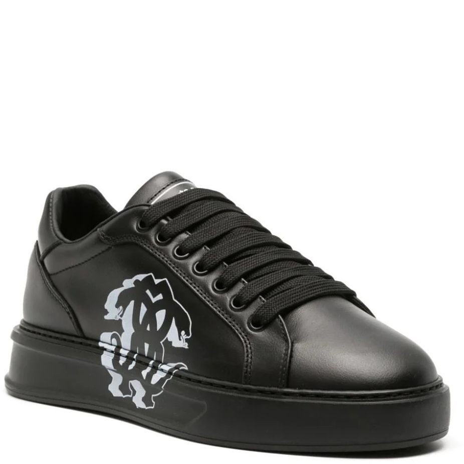 ROBERTO CAVALLI Laisvalaikio bateliai moterims, Juoda, Sneakers 1