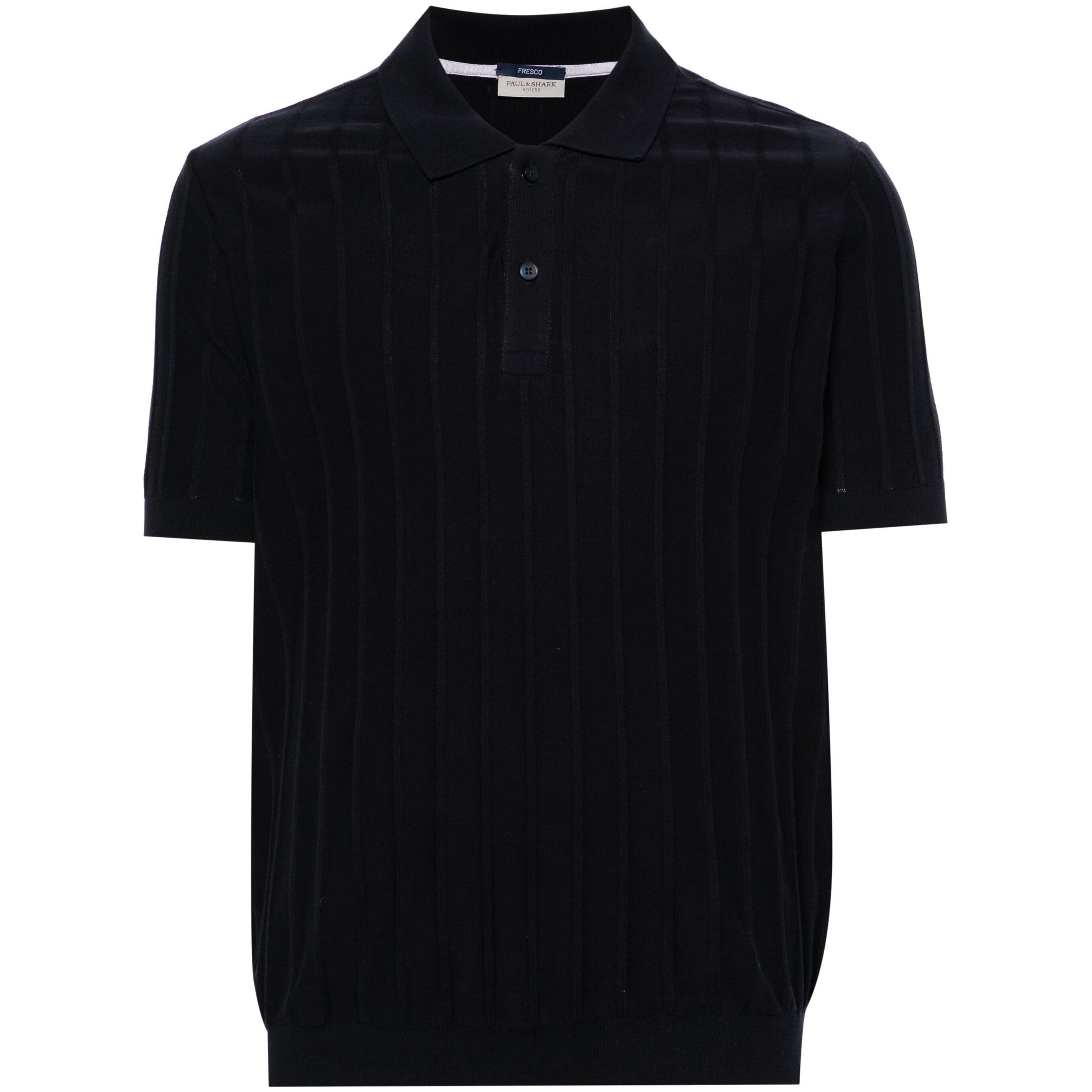 PAUL&SHARK Polo marškiniai trumpos rank. vyrams, Mėlyna, men's knitted poloshirt