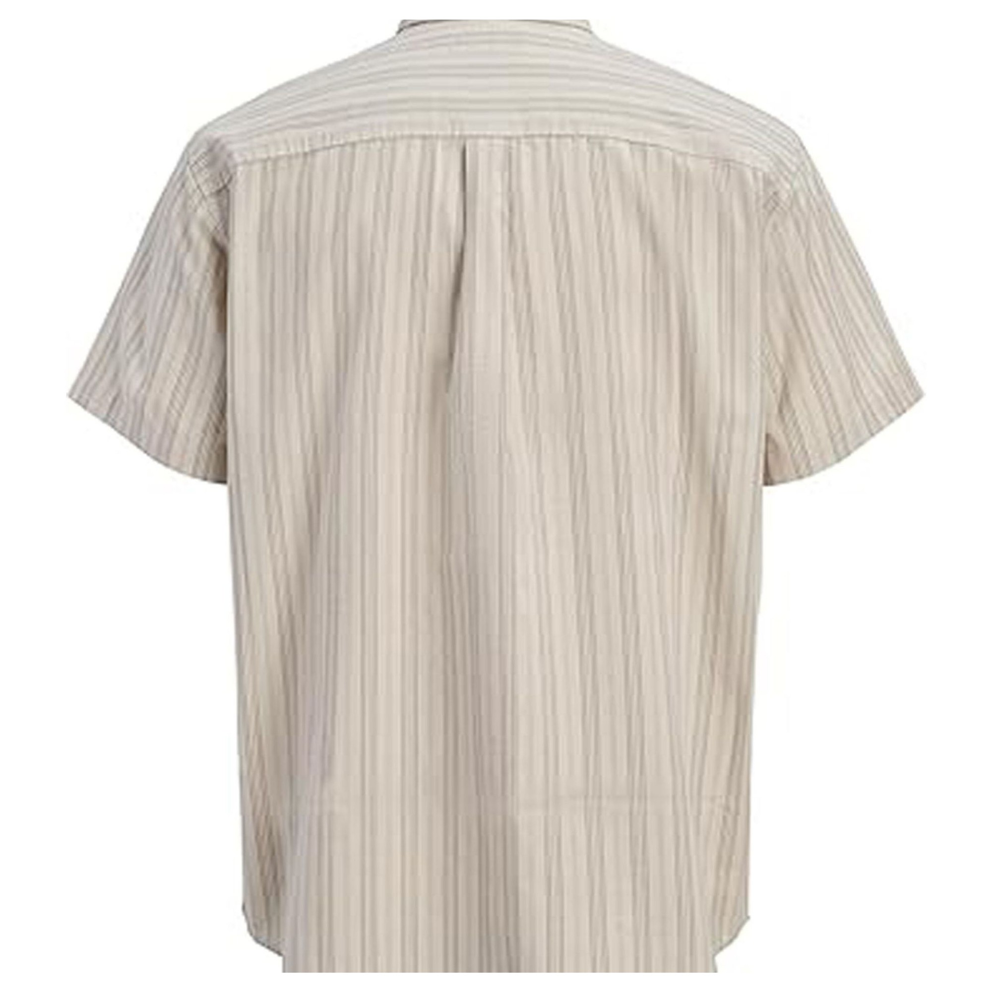 JACK & JONES Marškiniai trump. rankovėmis vyrams, Smėlio, Devin stripe 2