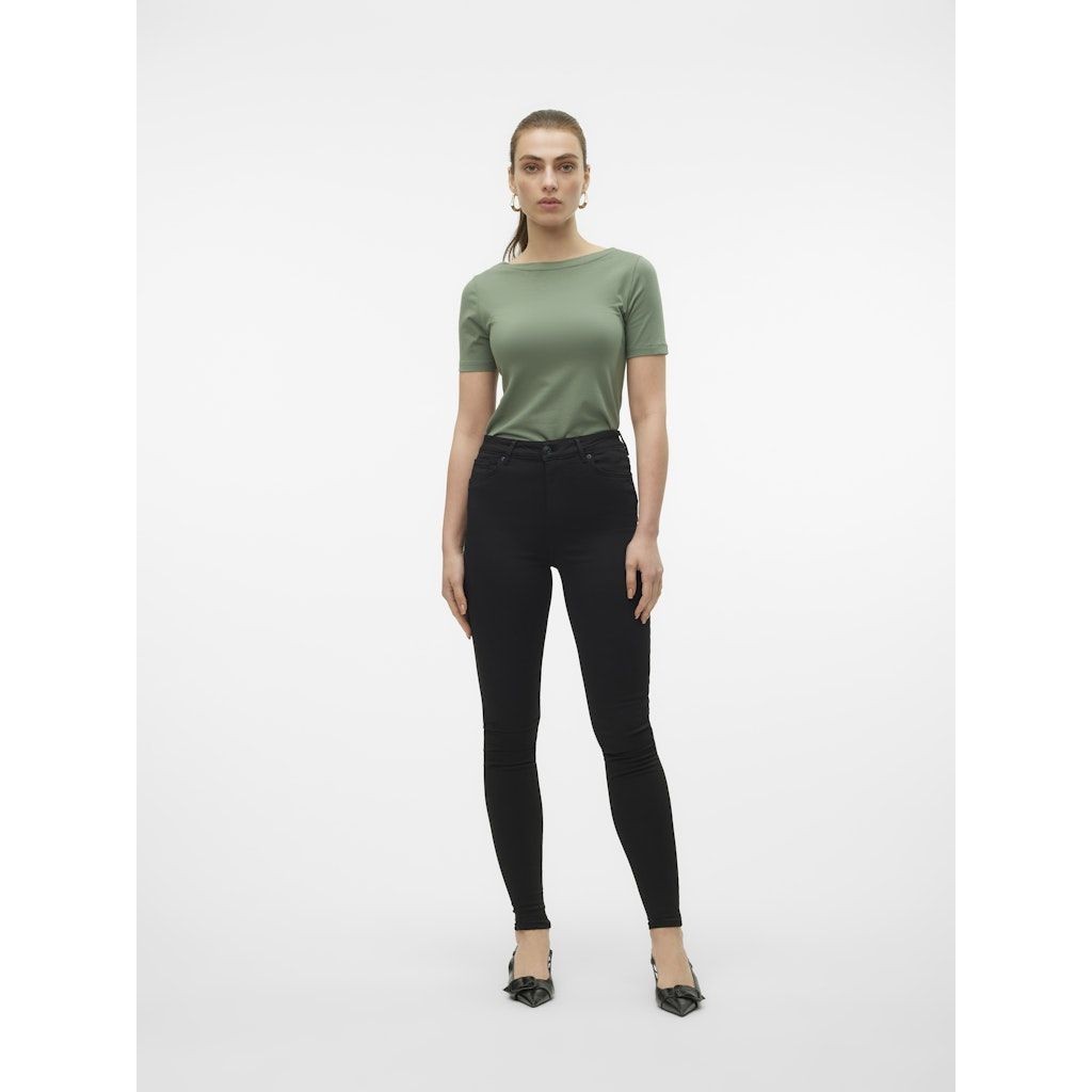 VERO MODA Palaidinės moterims, Pilka, VMPANDA MODAL S/S TO 4