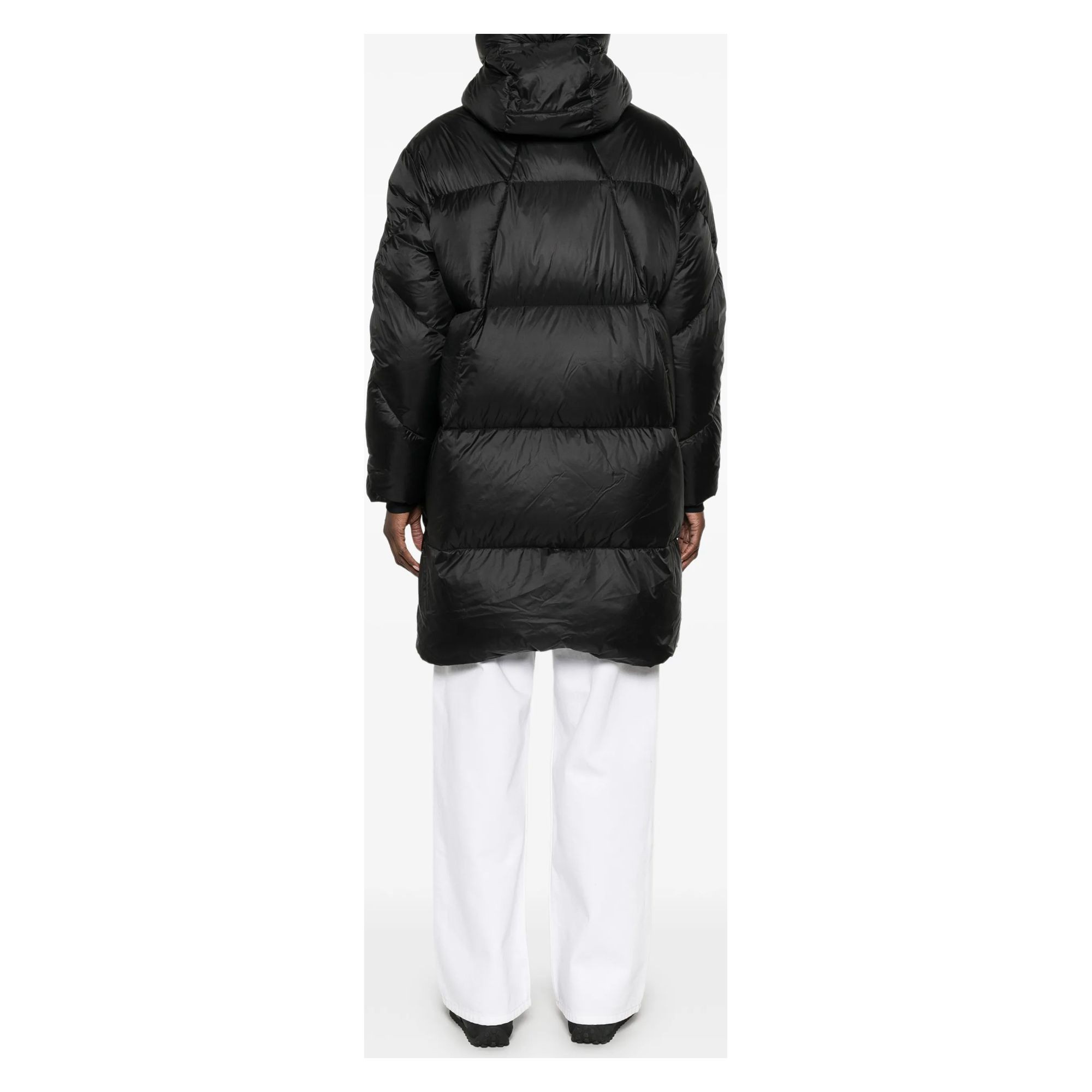 SERGIO MORETTI Pūkinė striukė moterims, Juoda, Jackets 4