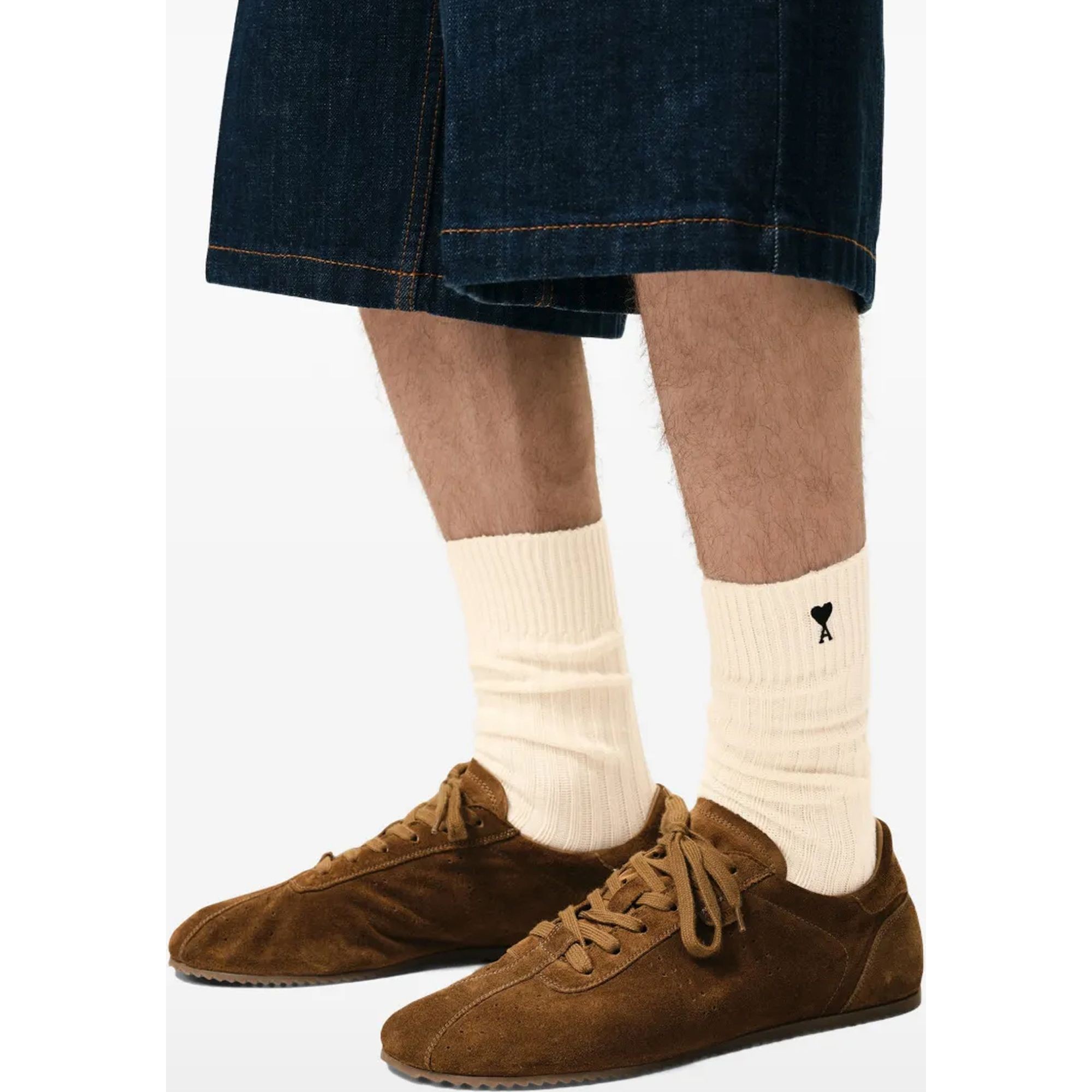 AMI PARIS Kojinės, Mėlyna, Three pack black socks 2