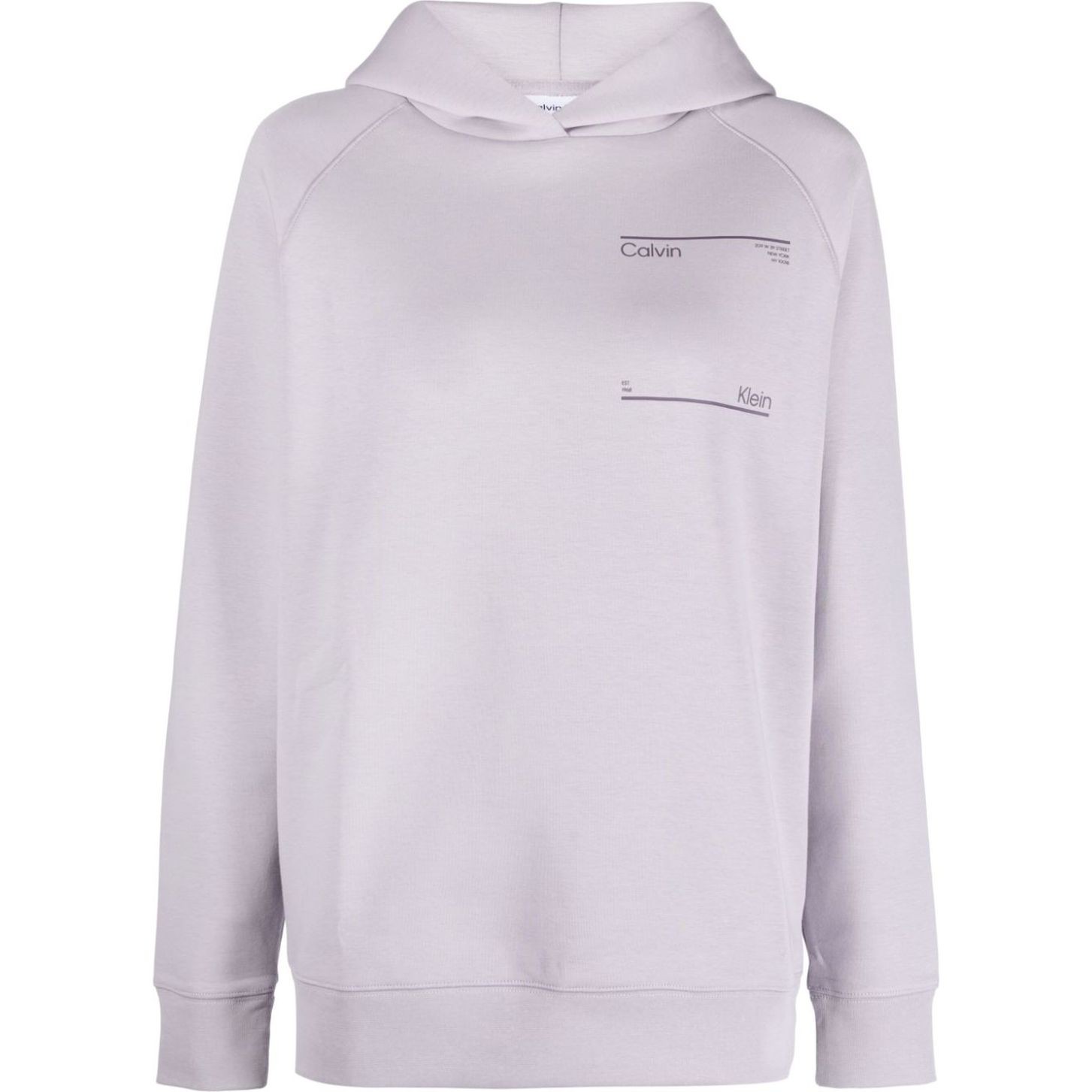 CALVIN KLEIN Džemperis moterims, purple, Future archive graphic hoodie