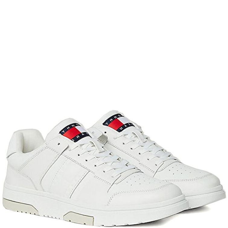 TOMMY JEANS Laisvalaikio bateliai vyrams, Smėlio, Cupsole 2.0 leisure 1