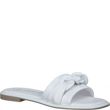 MARCO TOZZI Šlepetės moterims, Balta, SLIPPERS 1