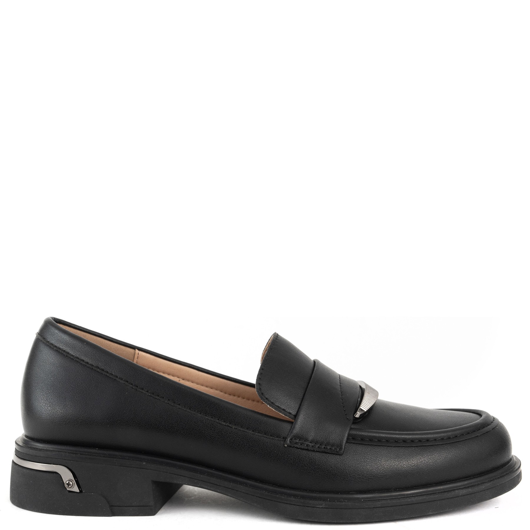 SANTINO MILANO Loaferiai moterims, Juoda, Loafers, SANTINO MILANO 25SS 2