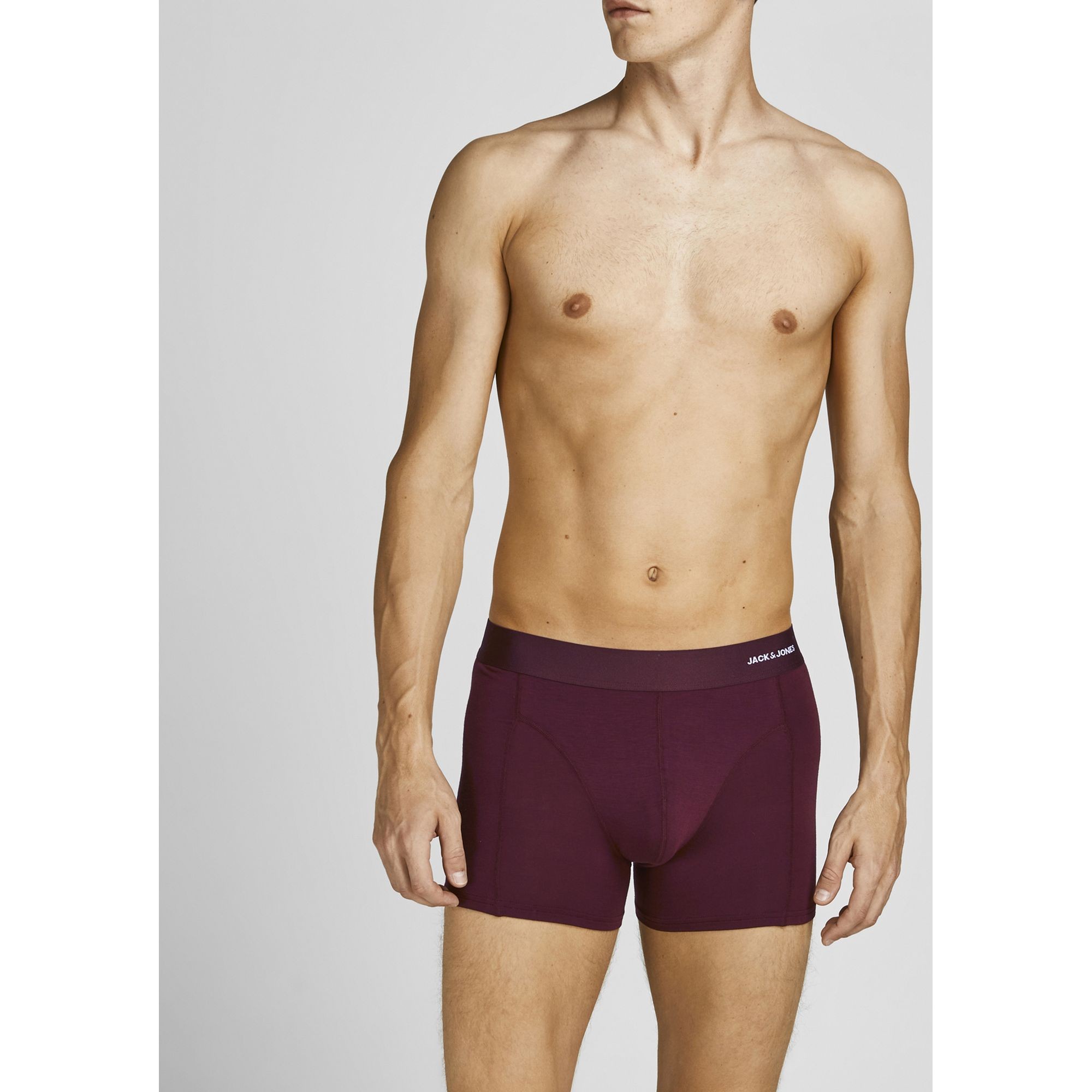 JACK & JONES Ilginti apatiniai vyrams, Vyšninė, JACBASIC BAMBOO TRUN 4