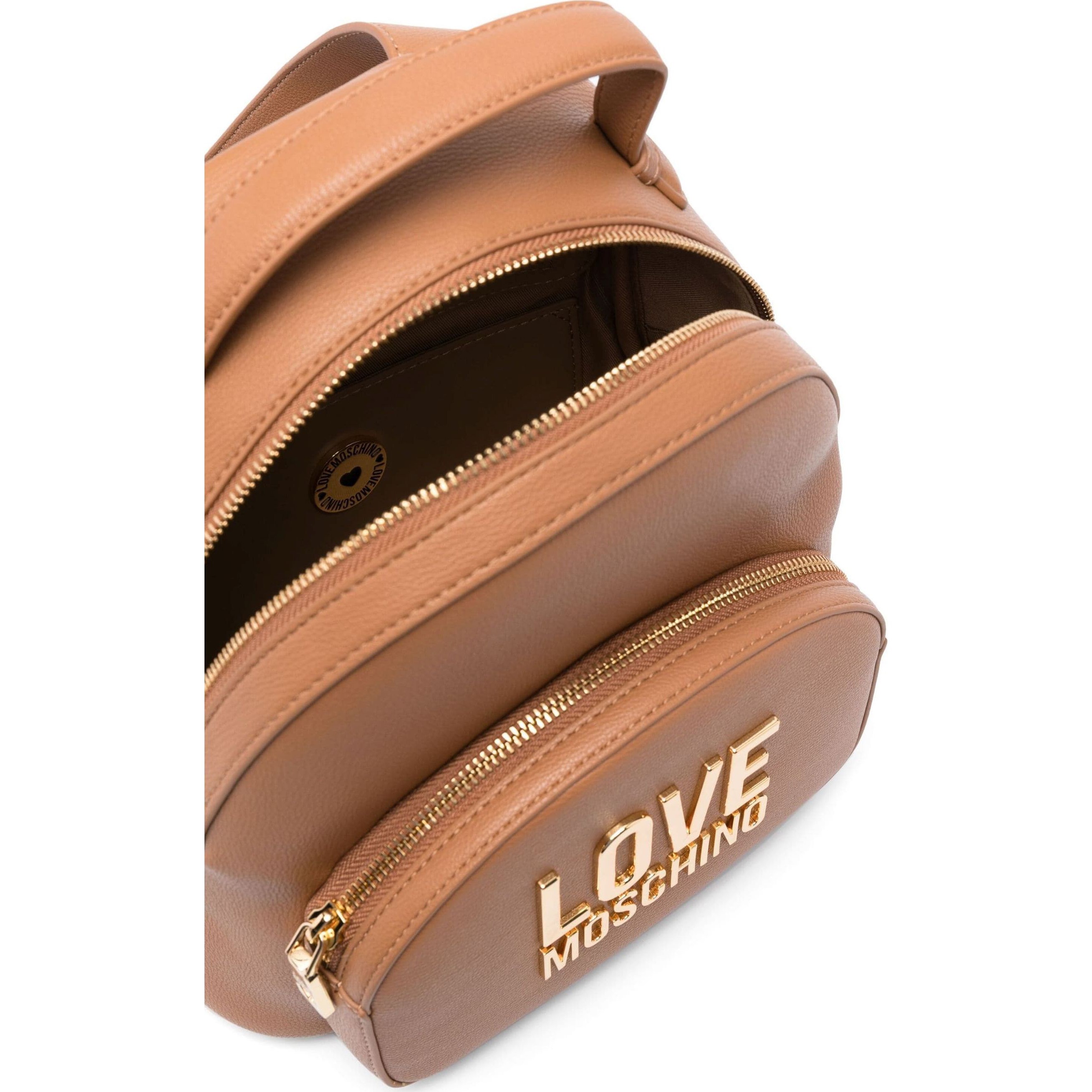 LOVE MOSCHINO Kuprinė moterims, Ruda, Backpack 4
