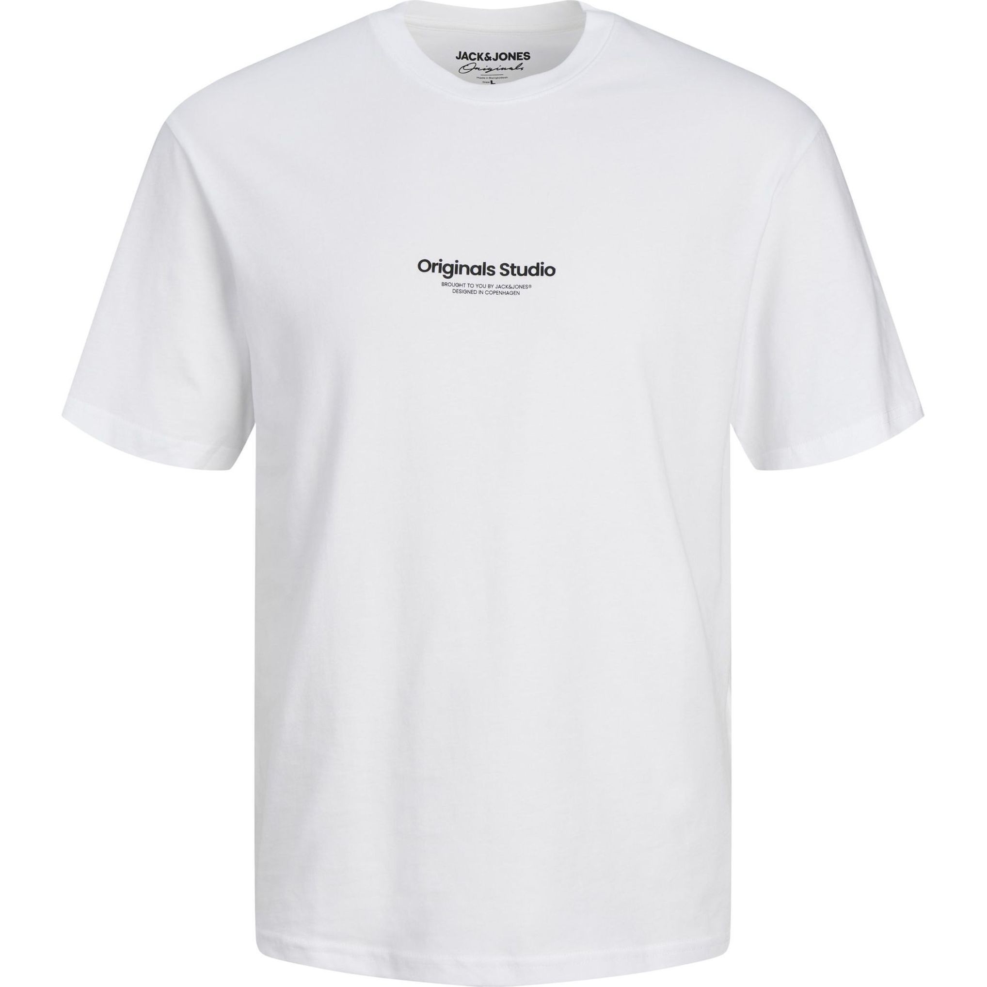 JACK & JONES Marškinėliai vyrams, Balta, JORVESTERBRO TEE SS 1