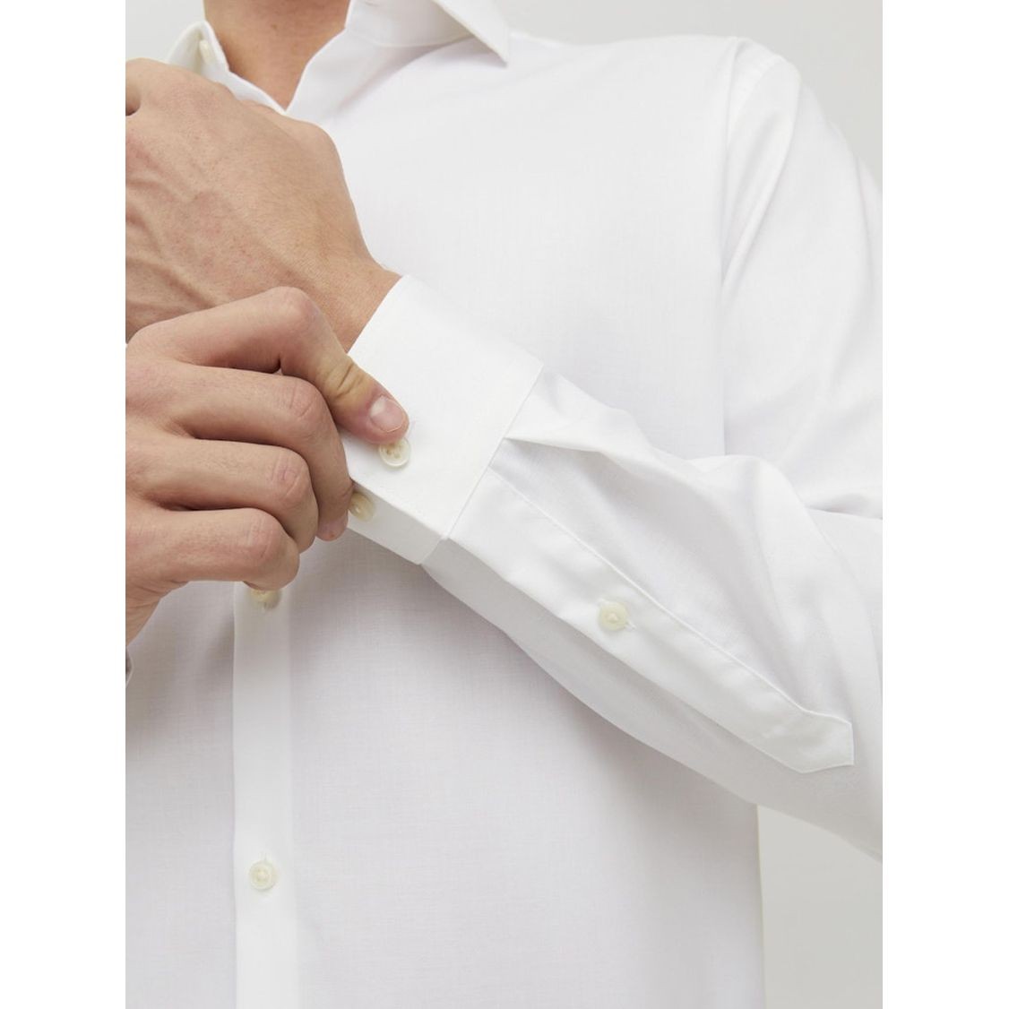JACK & JONES Marškiniai vyrams, Balta, JPRBLAPARKER SHIRT L/S 5