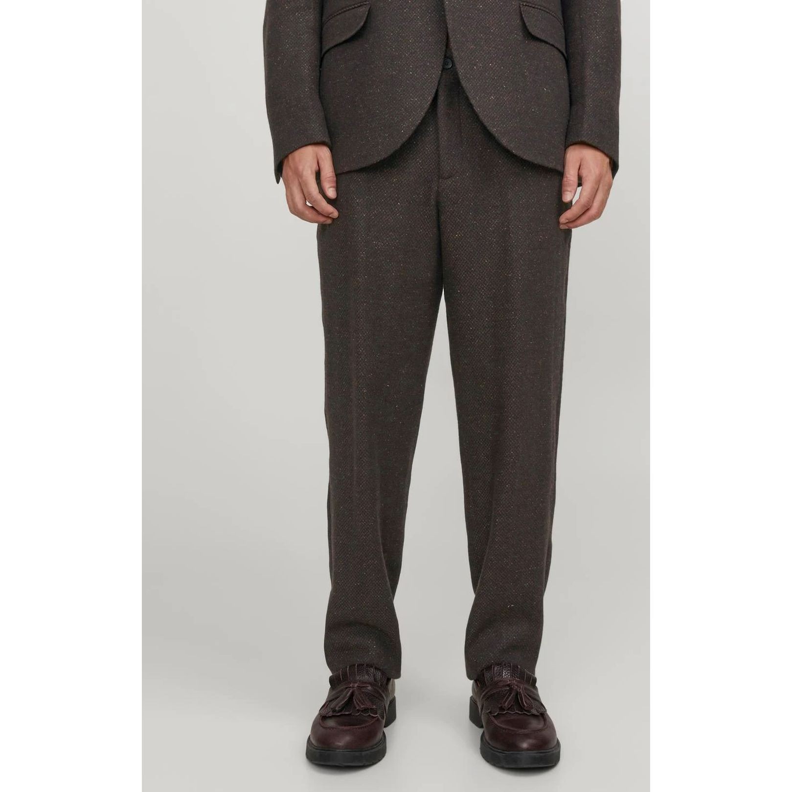 JACK & JONES Kelnės vyrams, Ruda, JPRTWEED TROUSER SLIM 3