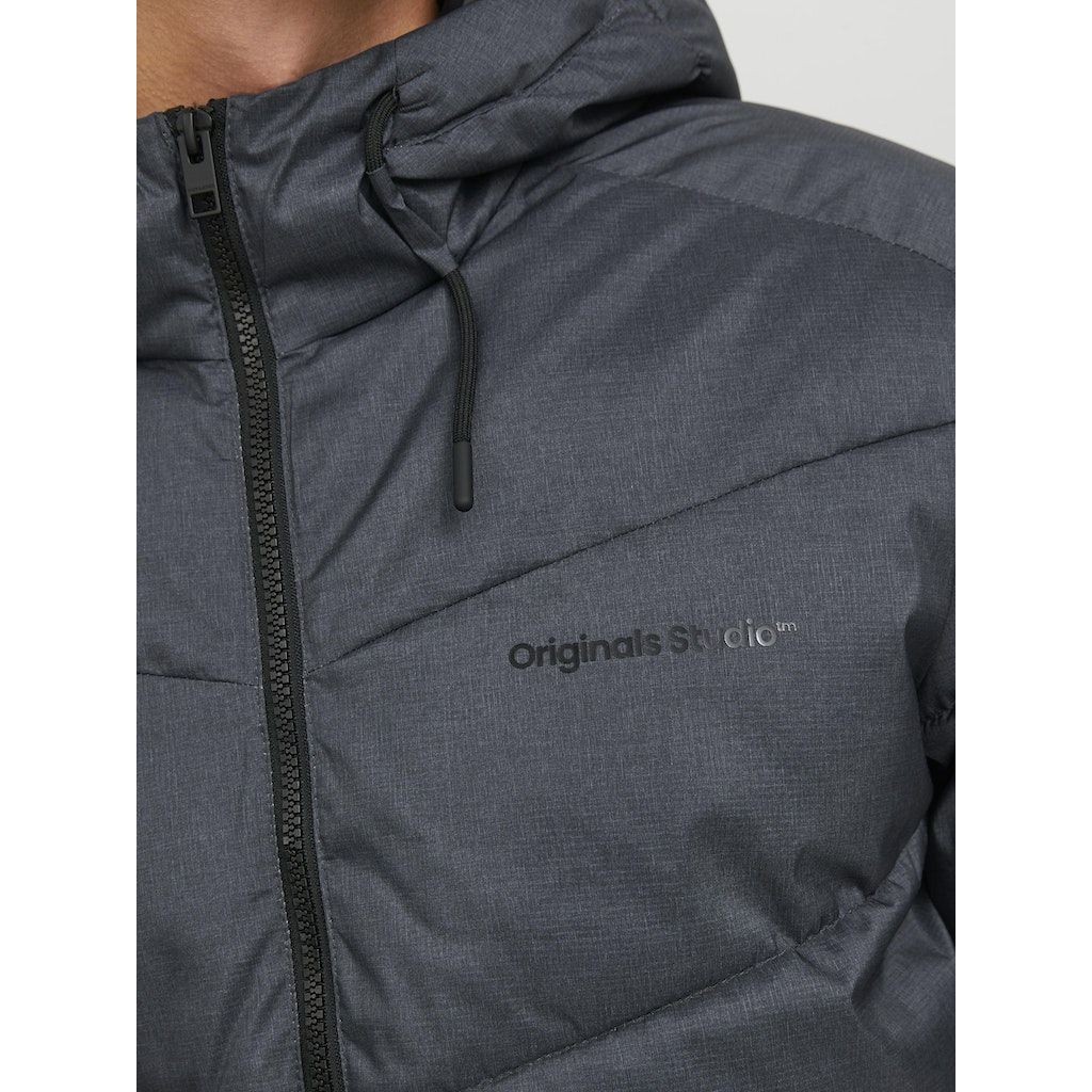 JACK & JONES Striukė vyrams, Pilka, JORVESTERBRO PUFFER 7