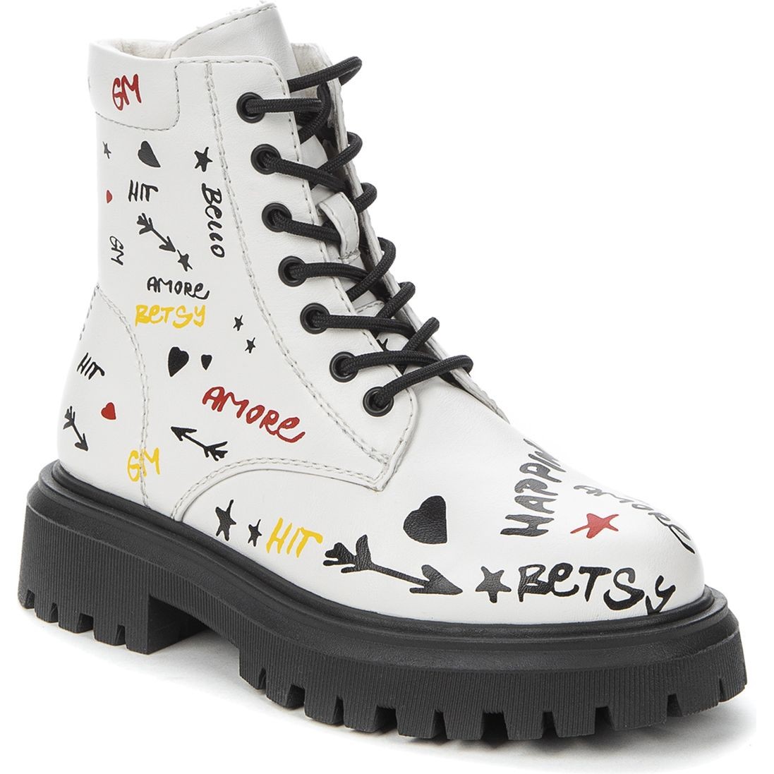 BETSY Aulinukai mergaitėms, Balta, BOOTIES