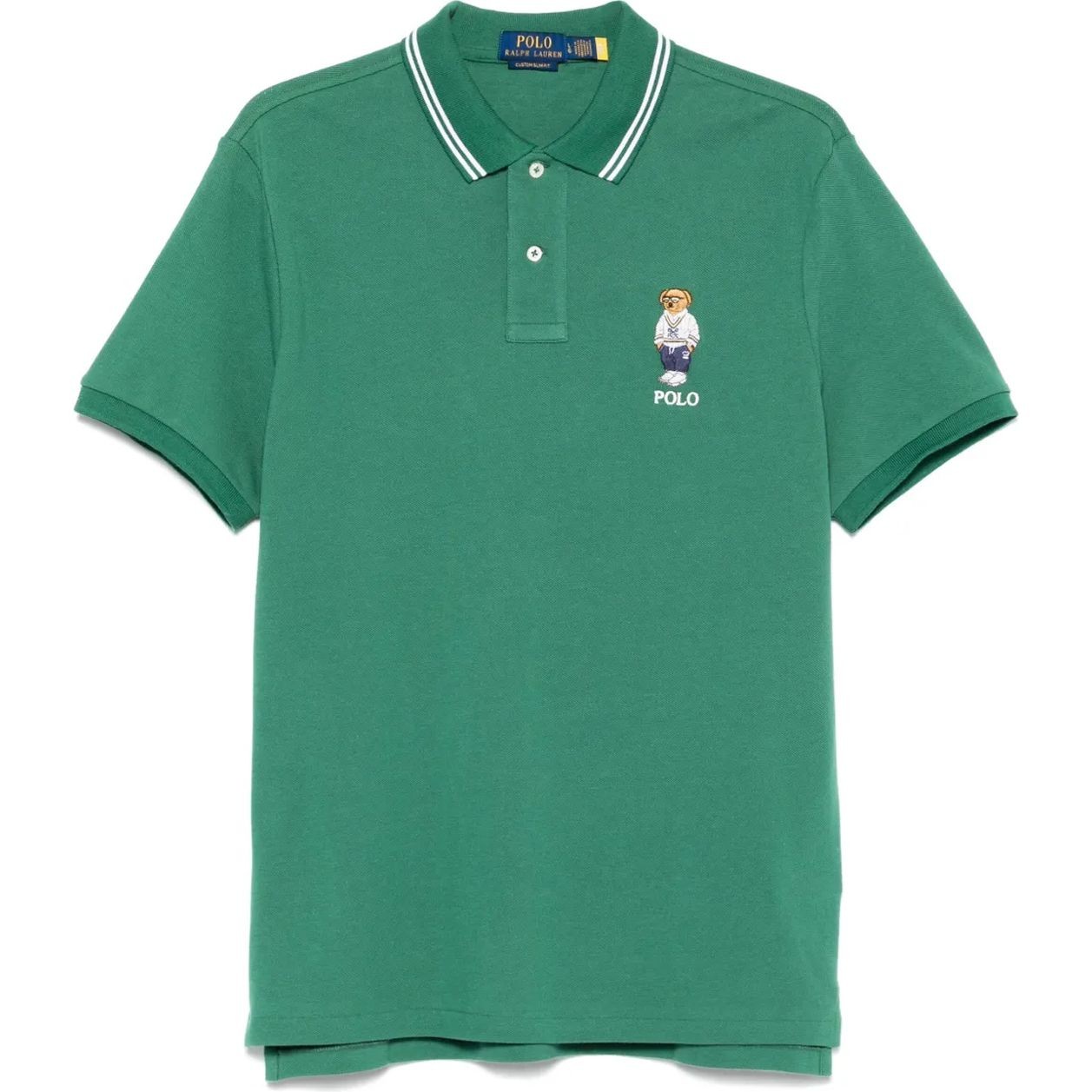 POLO RALPH LAUREN Polo marškiniai trumpos rank. vyrams, Žalia, Short sleeve-polo shirt